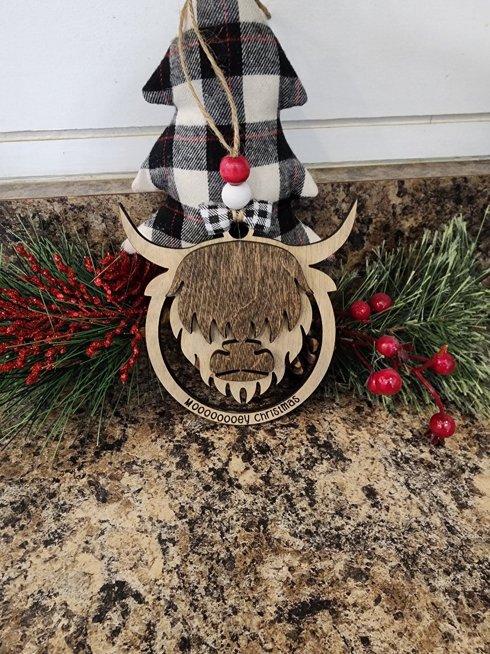 Highland Cow Ornament