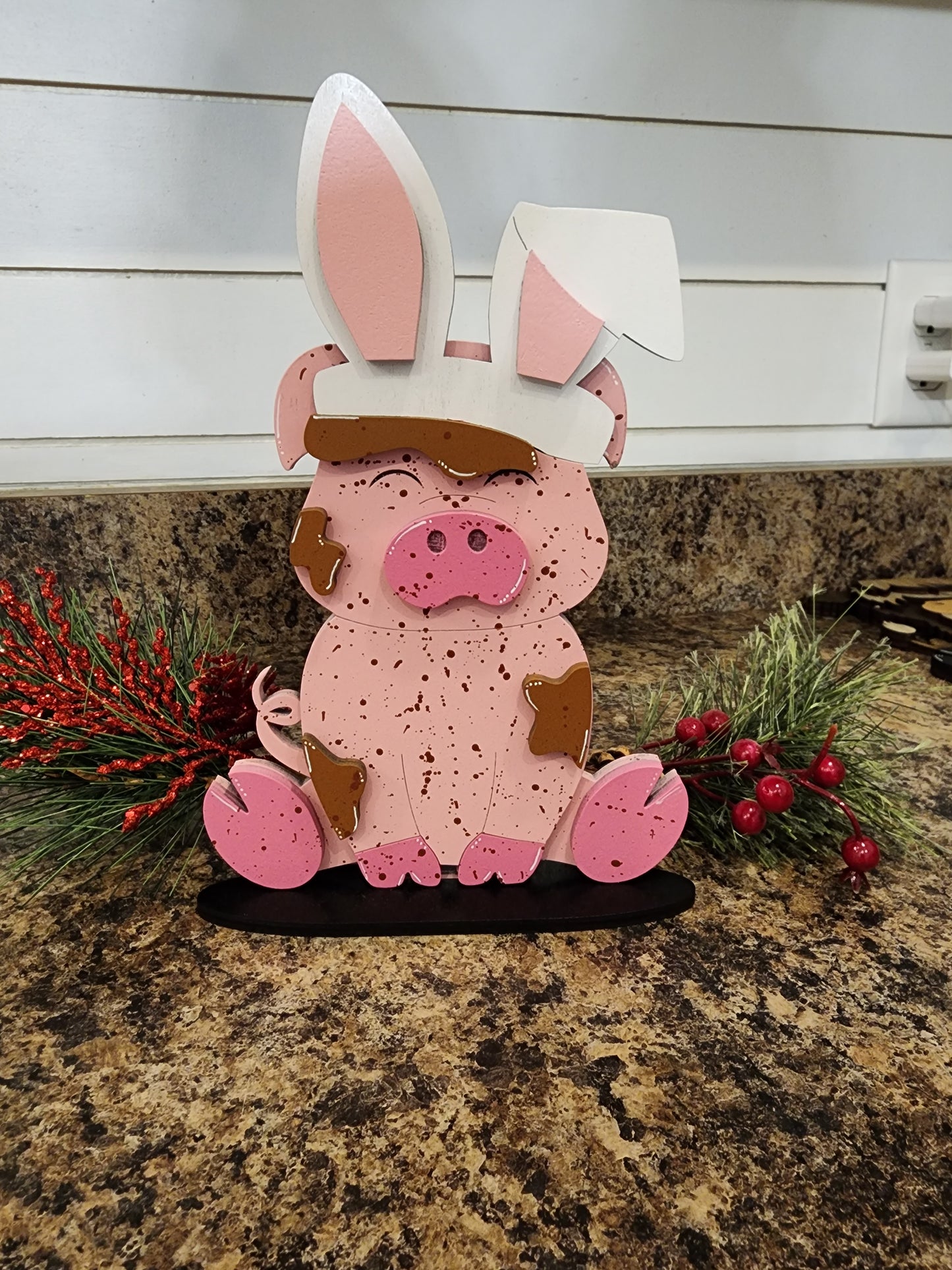 Muddy Pig with Interchangeable Hats