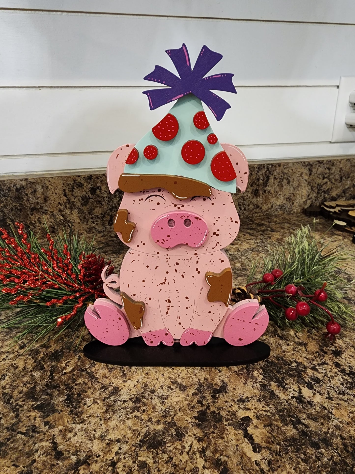 Muddy Pig with Interchangeable Hats