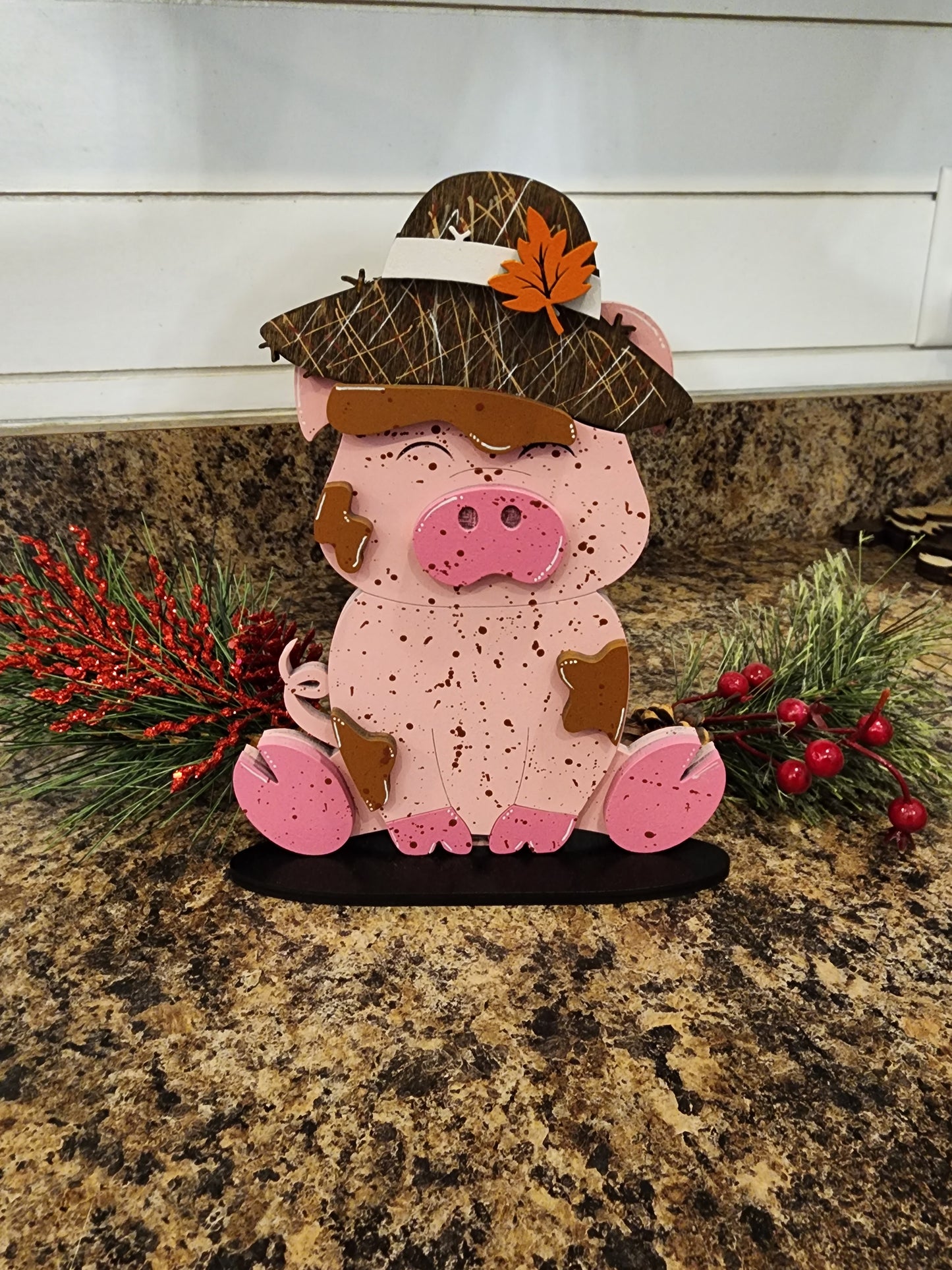 Muddy Pig with Interchangeable Hats