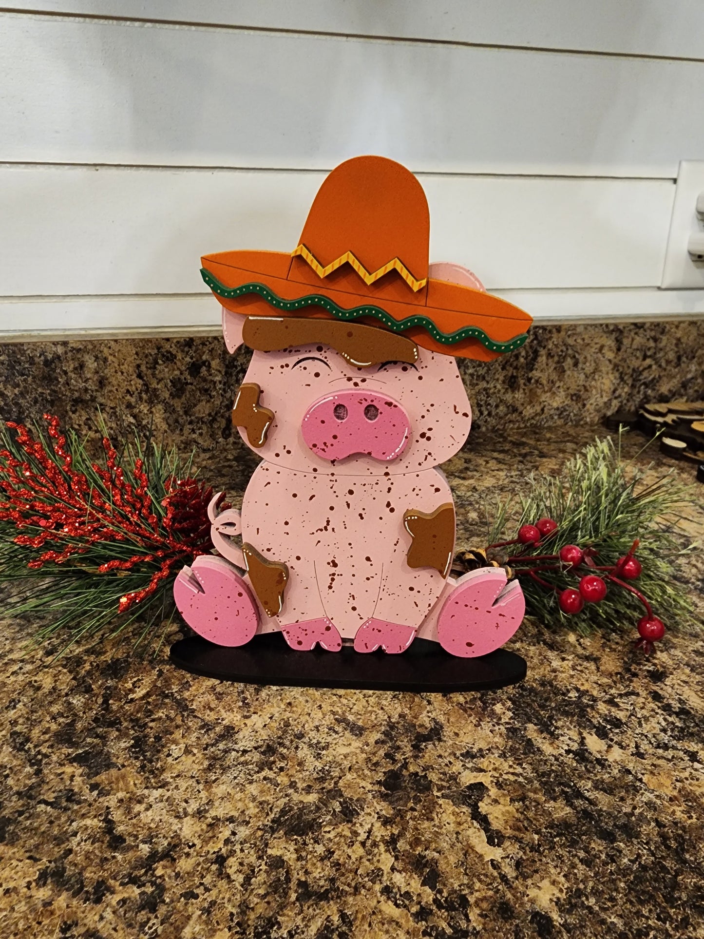 Muddy Pig with Interchangeable Hats