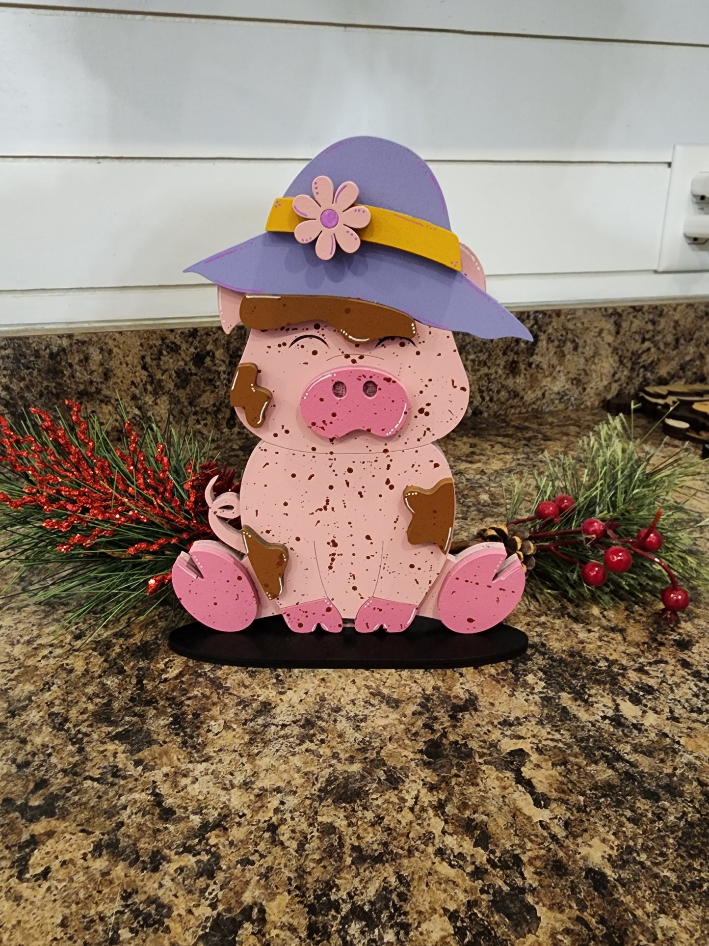Muddy Pig with Interchangeable Hats