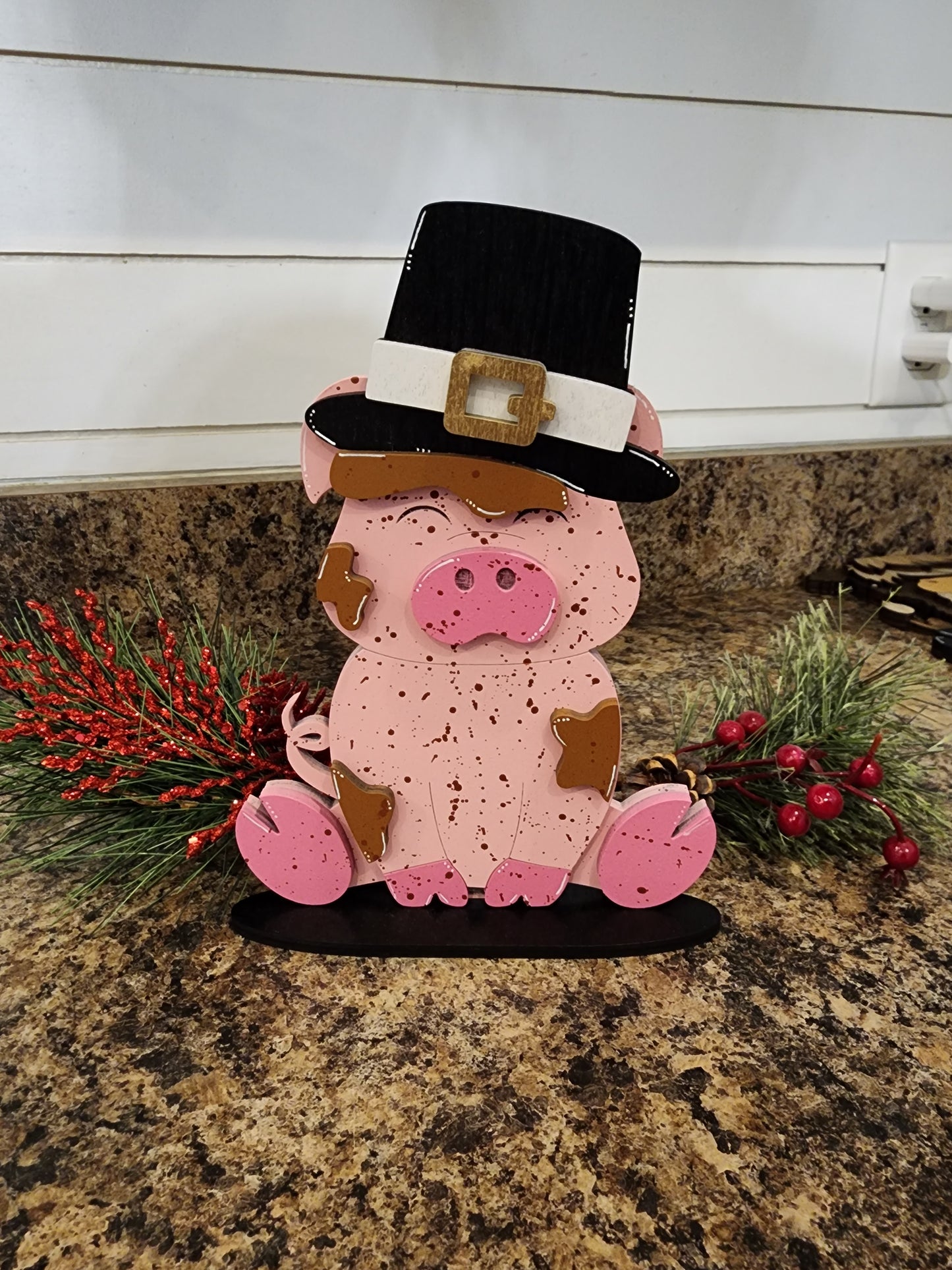 Muddy Pig with Interchangeable Hats