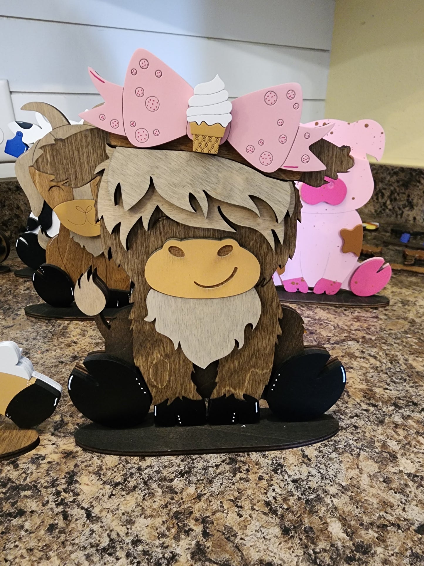 Large Interchangeable Bows for Porch Animals