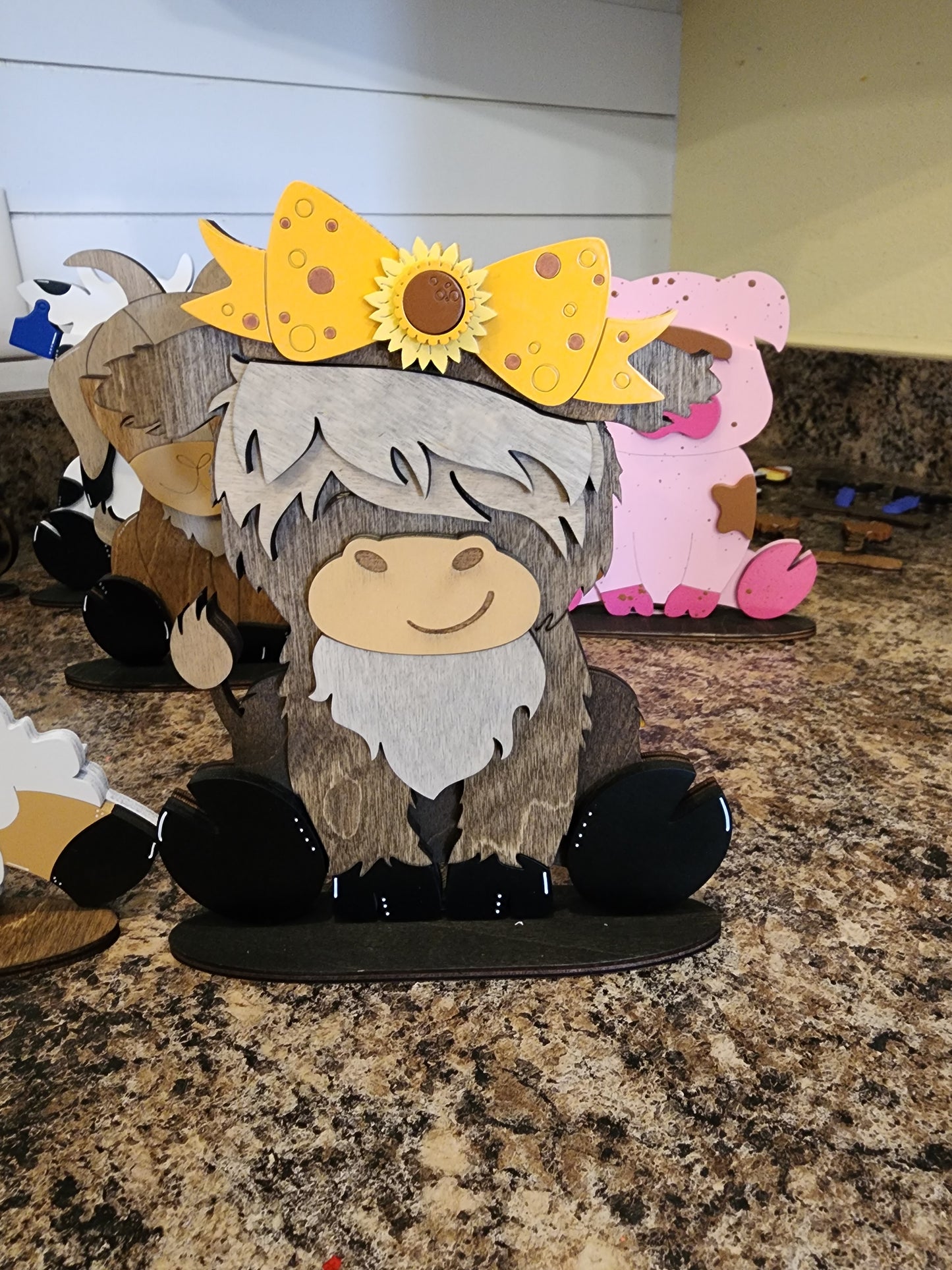 Large Interchangeable Bows for Porch Animals