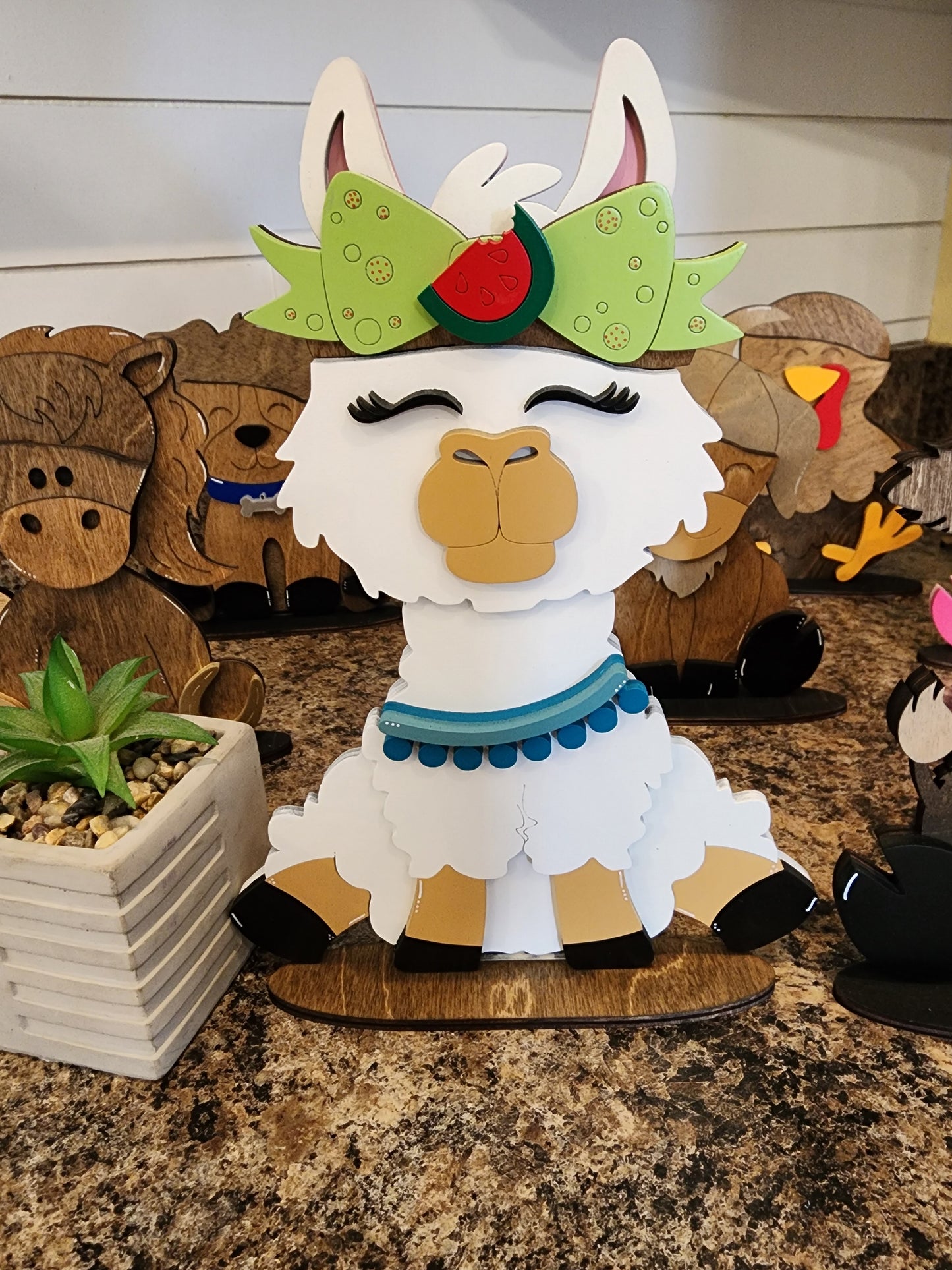 Large Interchangeable Bows for Porch Animals