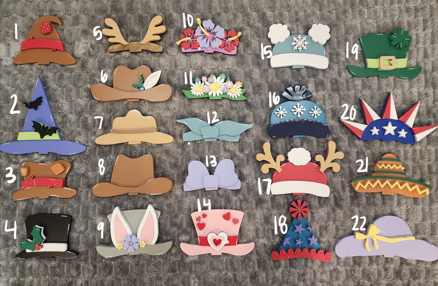 Extra Interchangeable Hats
