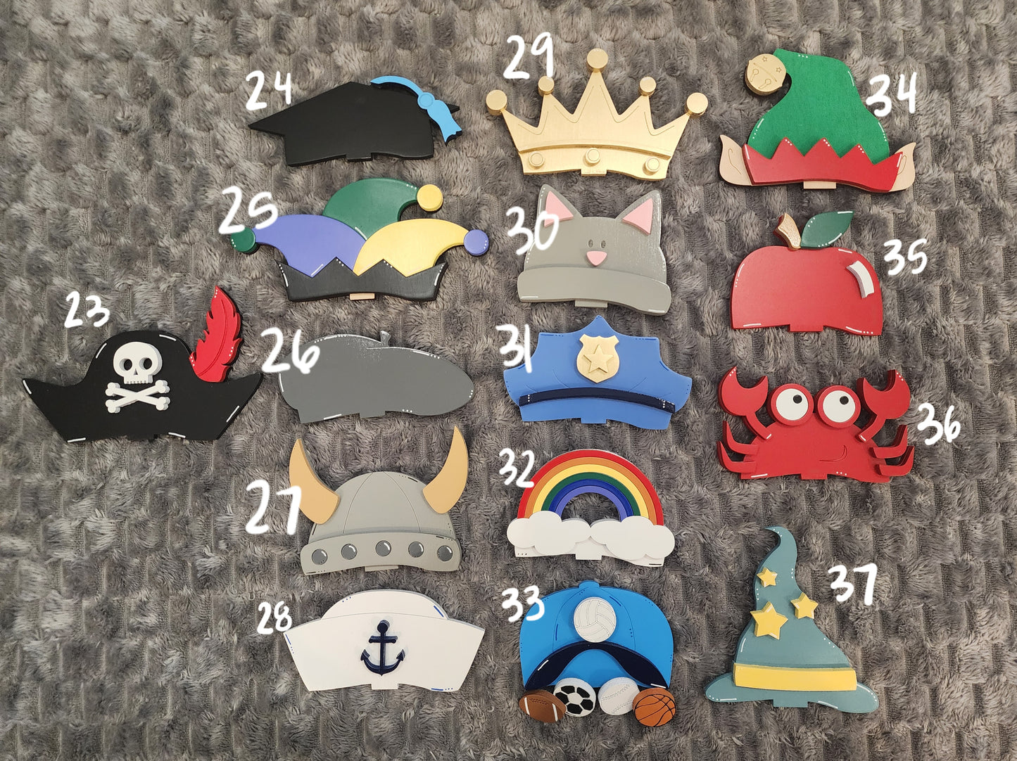Extra Interchangeable Hats