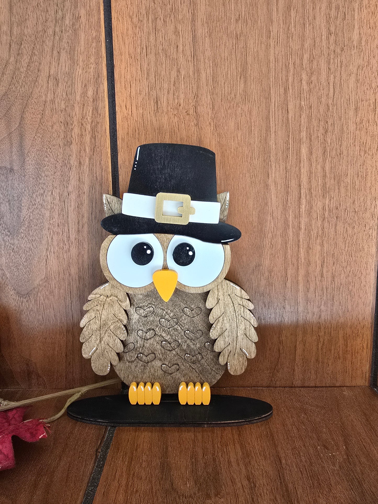 Owl with Interchangeable Hats