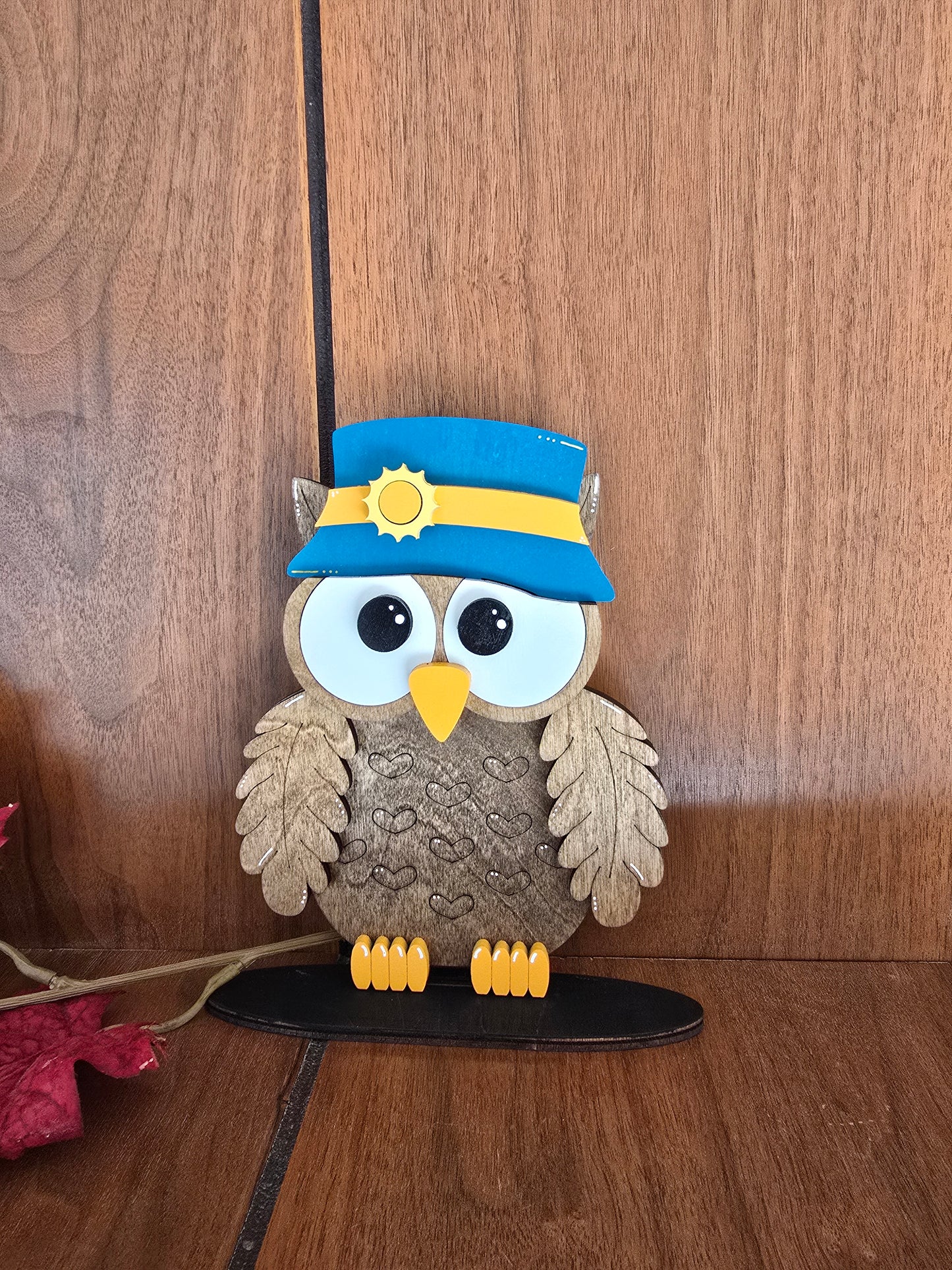 Owl with Interchangeable Hats