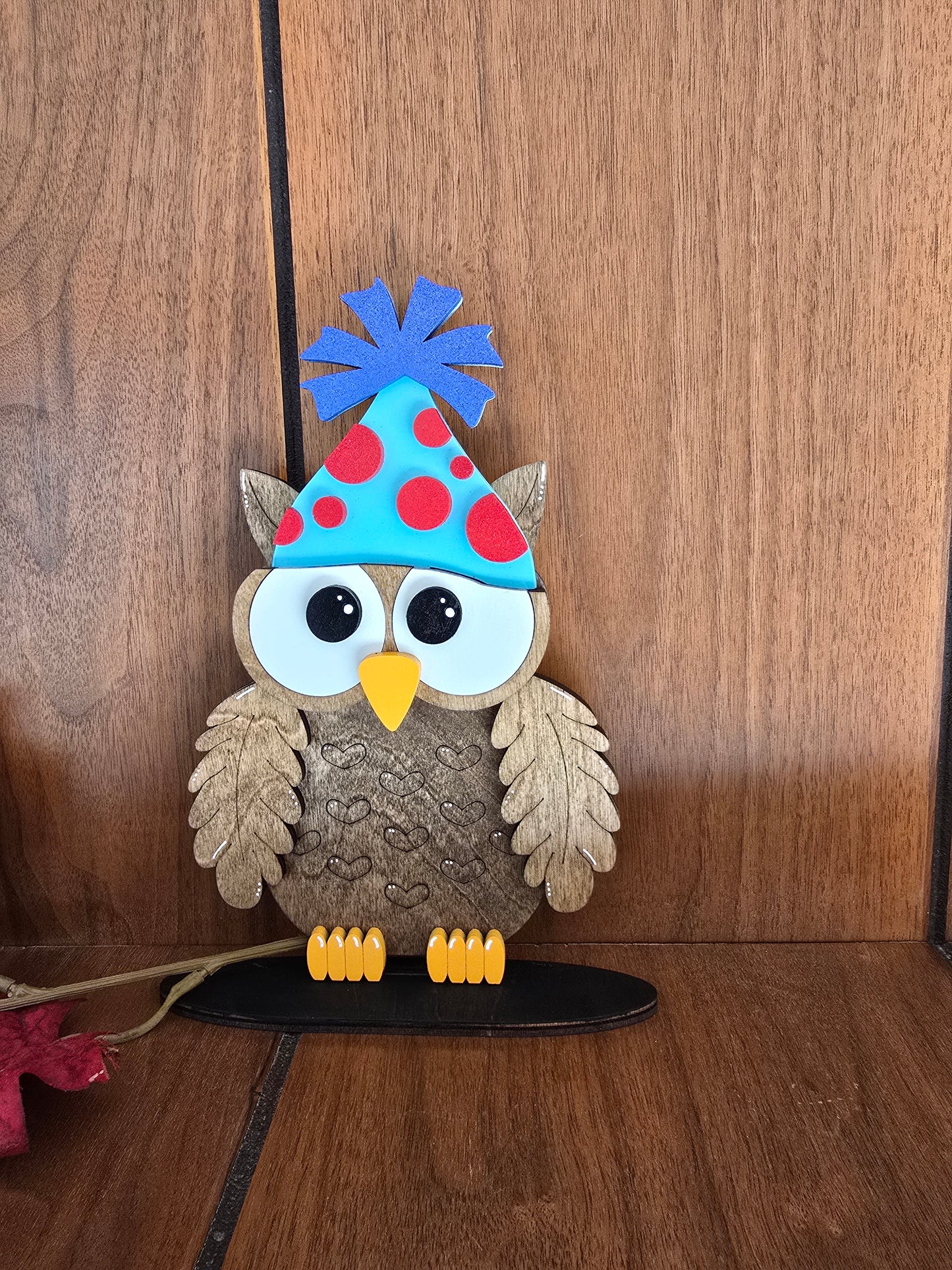 Owl with Interchangeable Hats