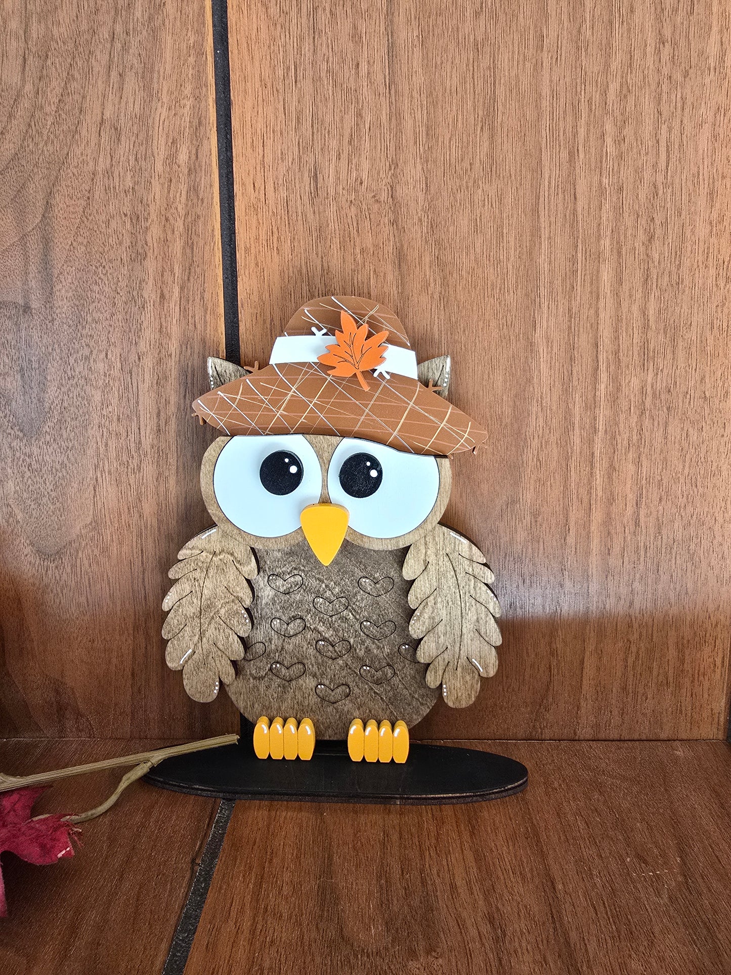 Owl with Interchangeable Hats