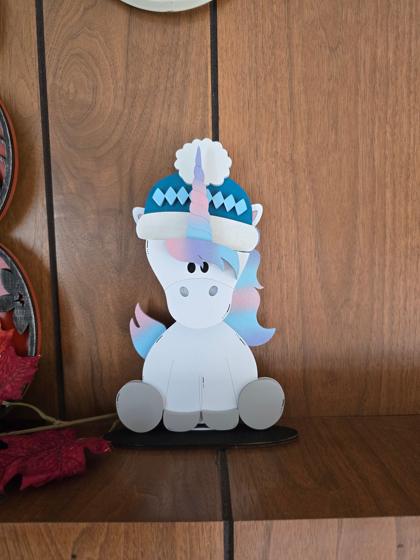 Unicorn with Interchangeable Hats