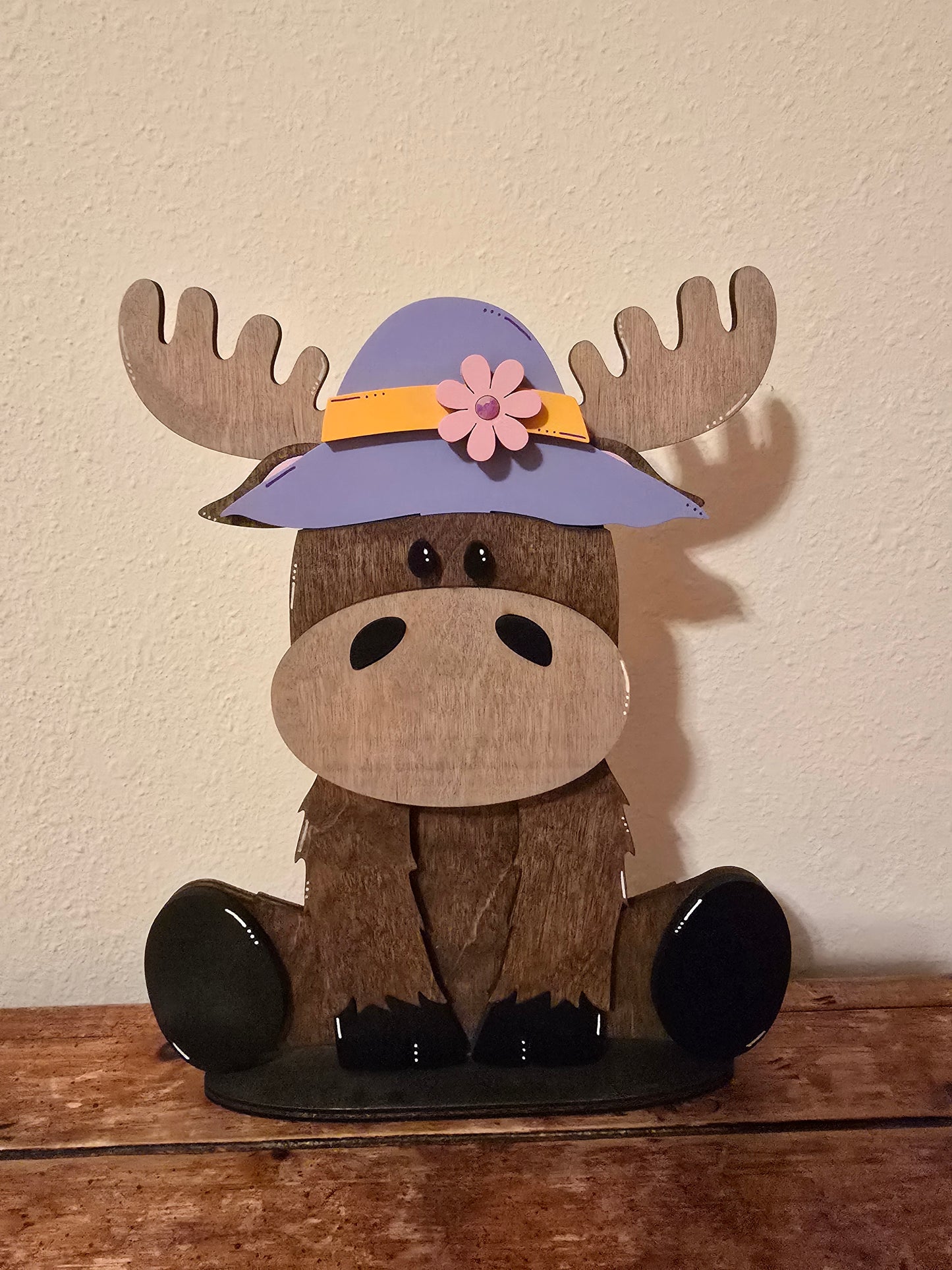 Moose with Interchangeable Hats
