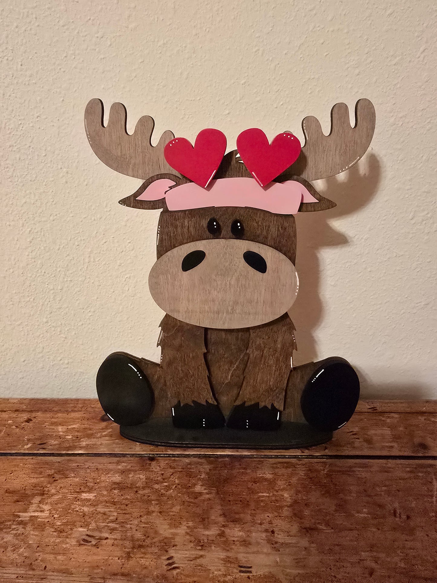 Moose with Interchangeable Hats