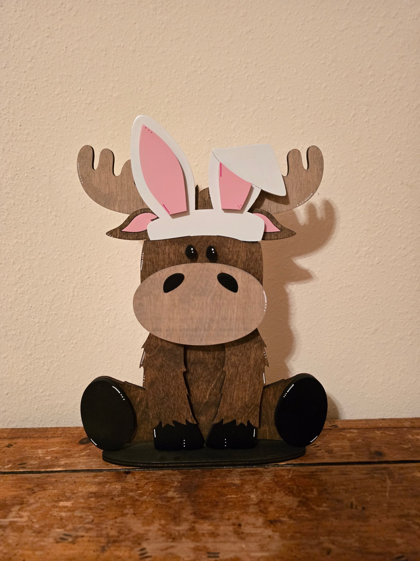 Moose with Interchangeable Hats