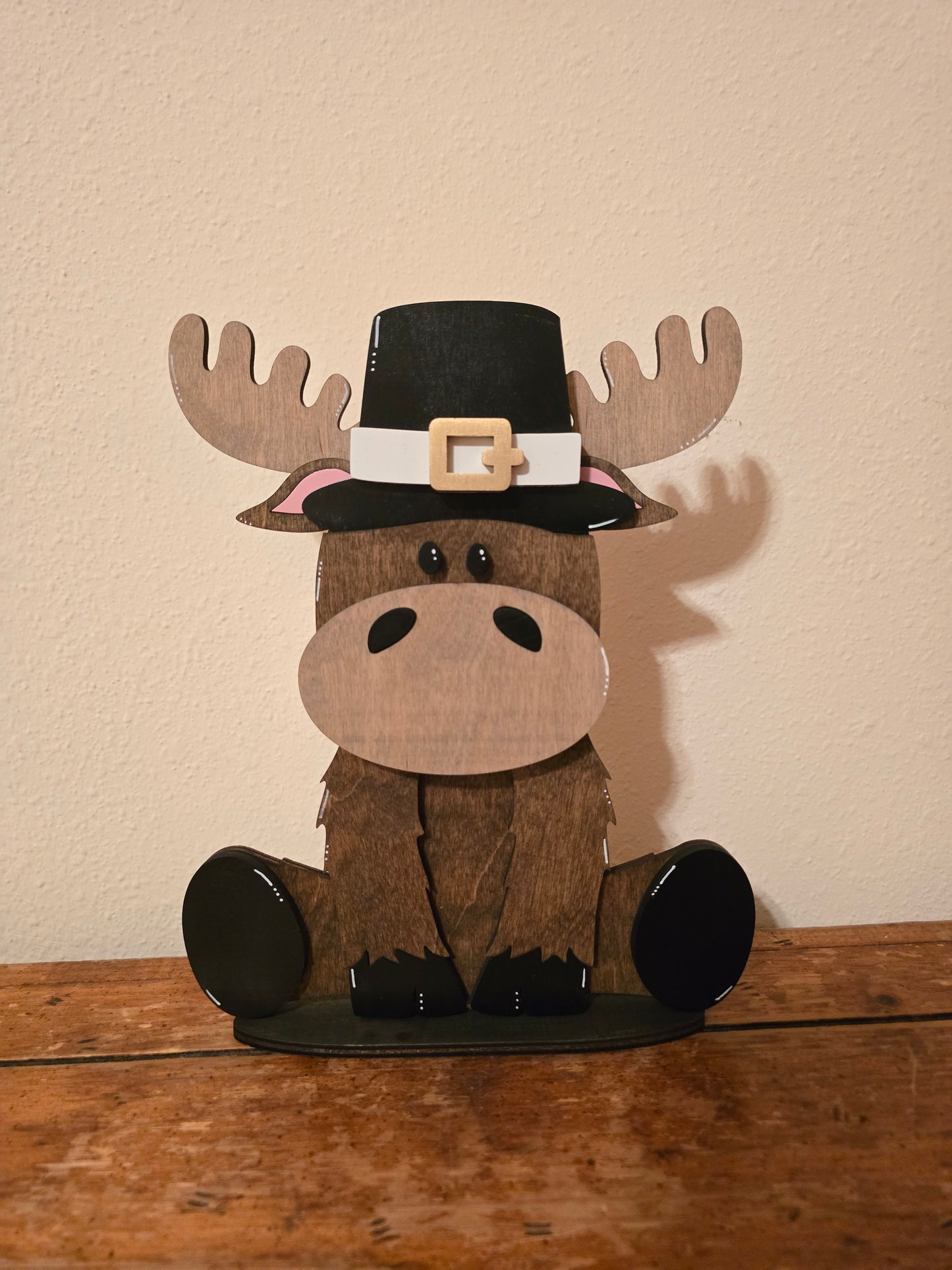 Moose with Interchangeable Hats