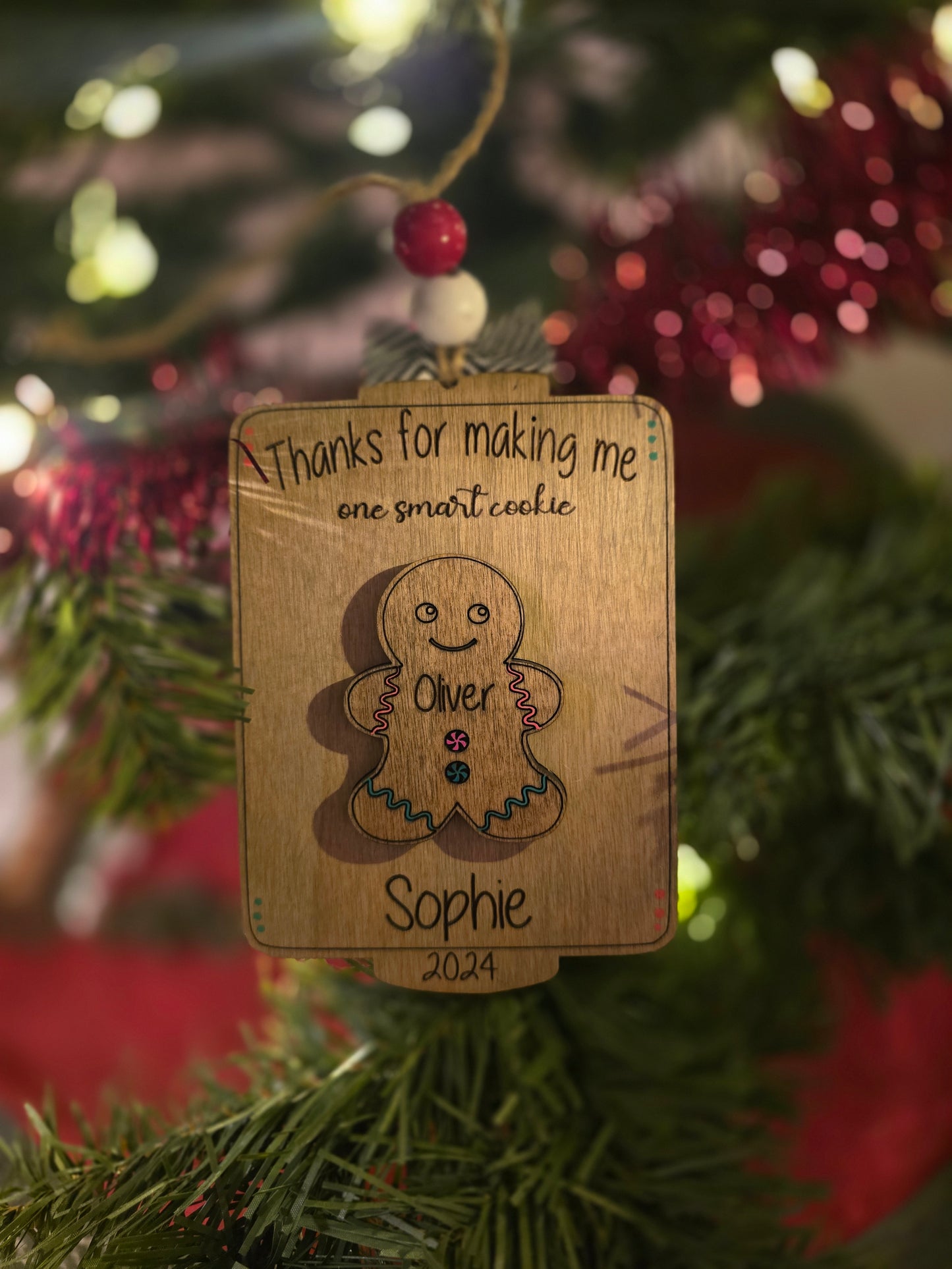 One Smart Cookie Custom Ornament