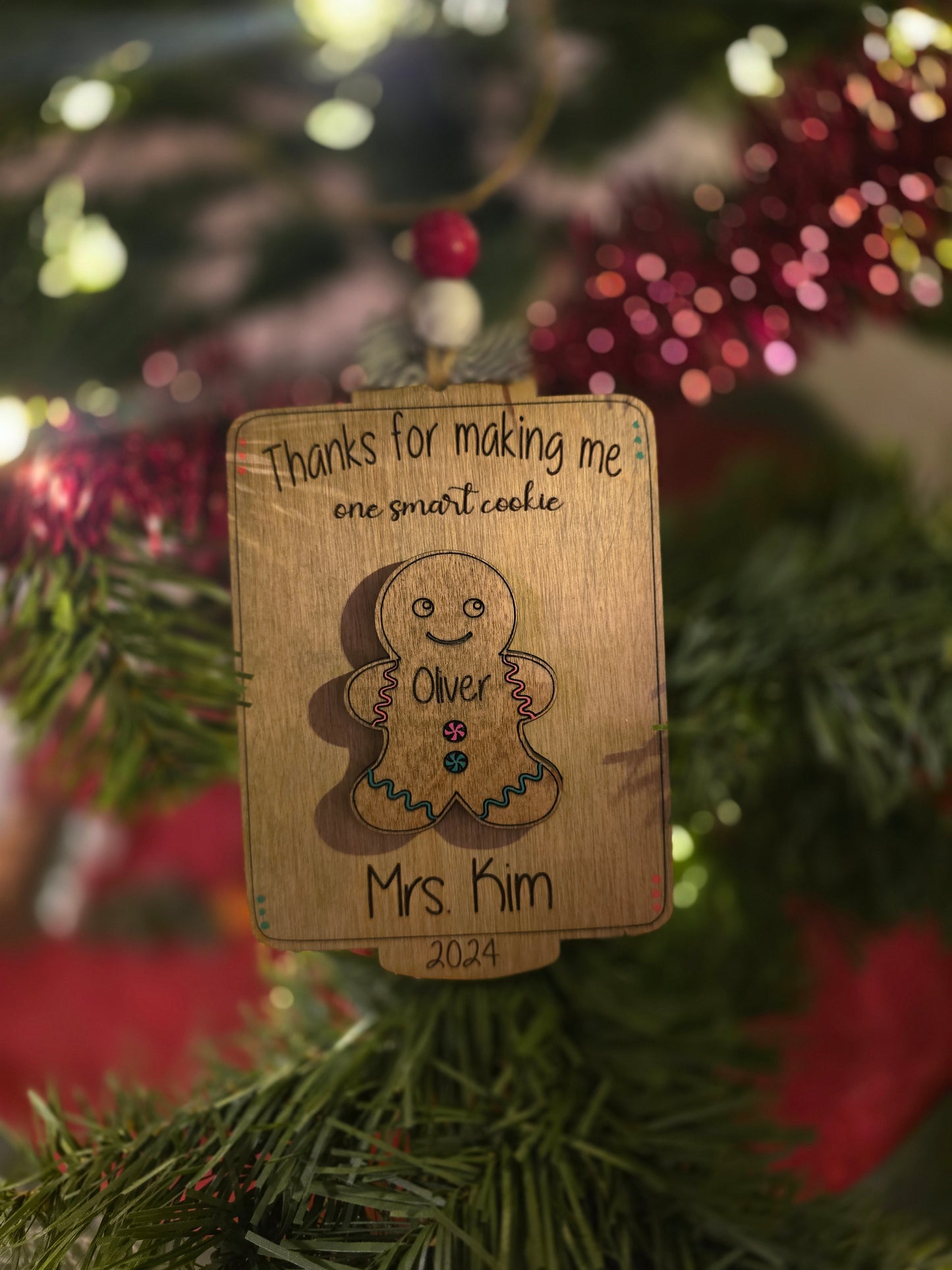 One Smart Cookie Custom Ornament