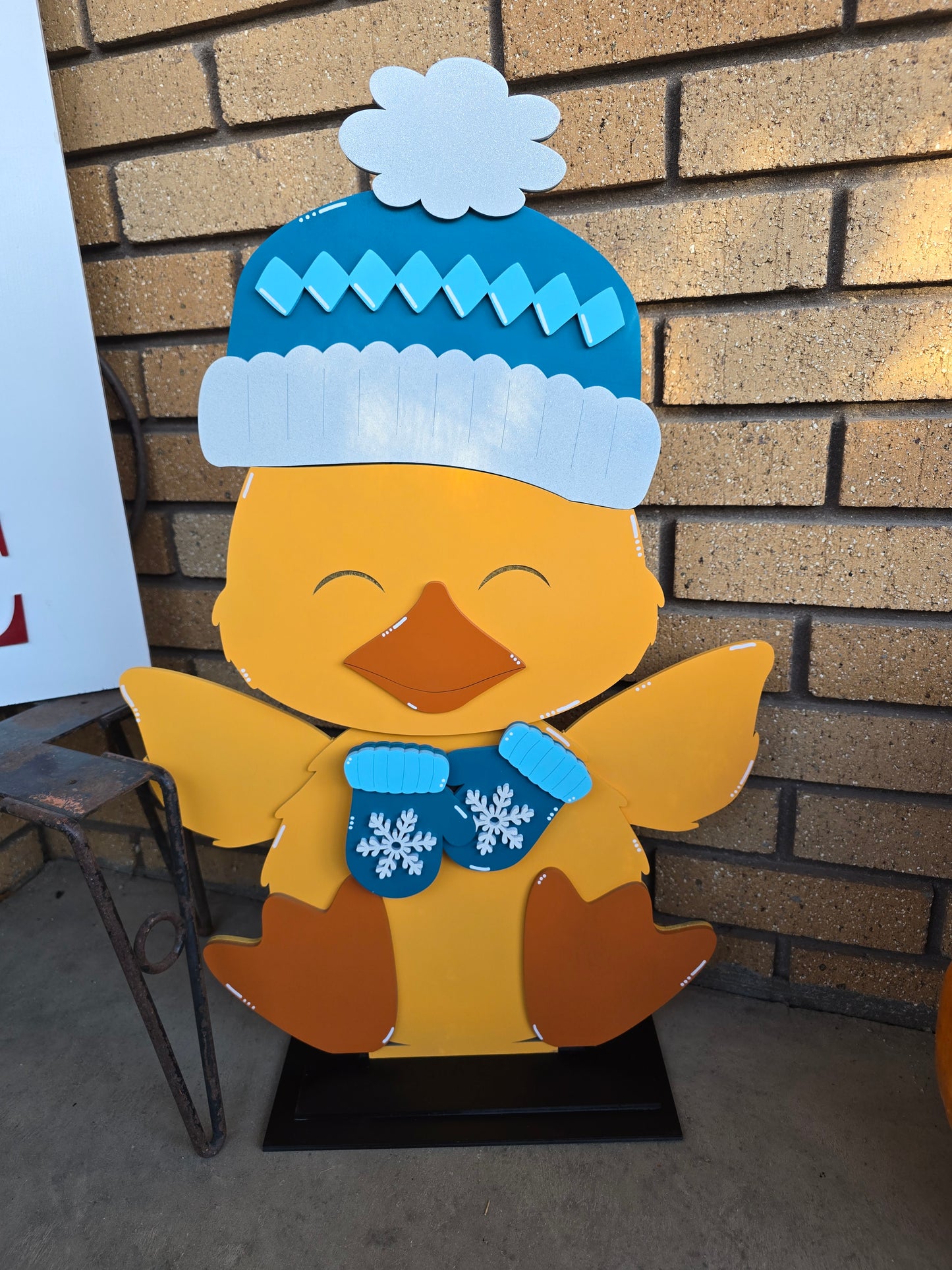 Large Standing Duck with Interchangeable Pieces