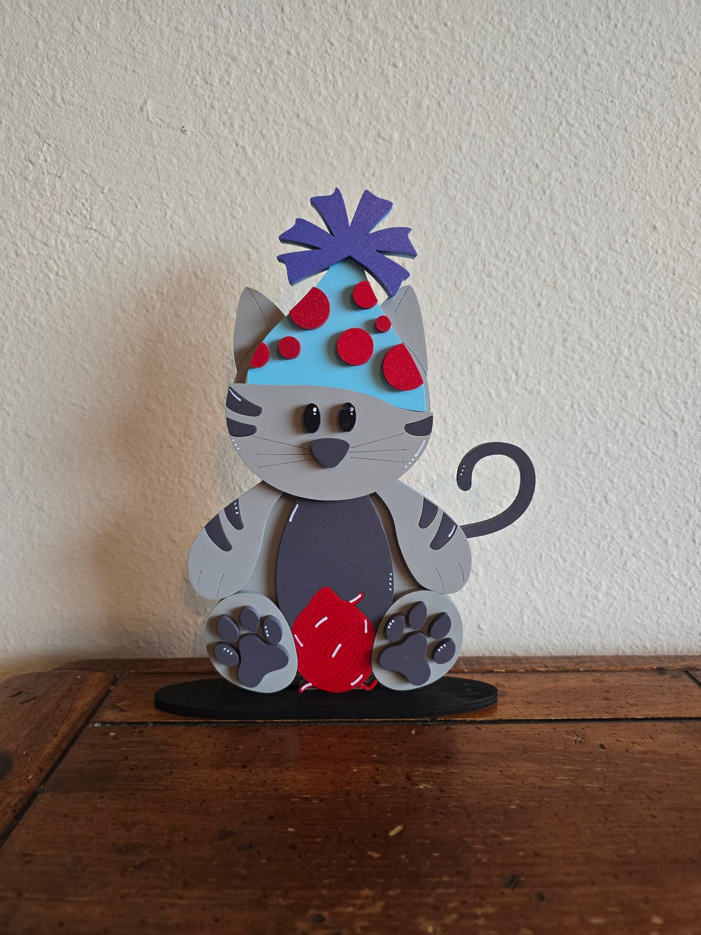 Cat with Interchangeable Hats