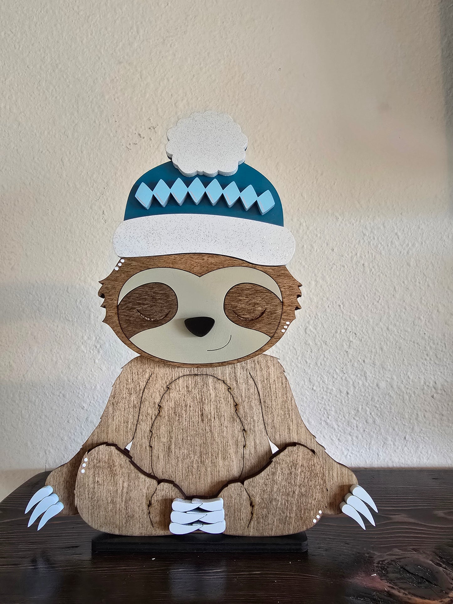Sloth with Interchangeable Hats