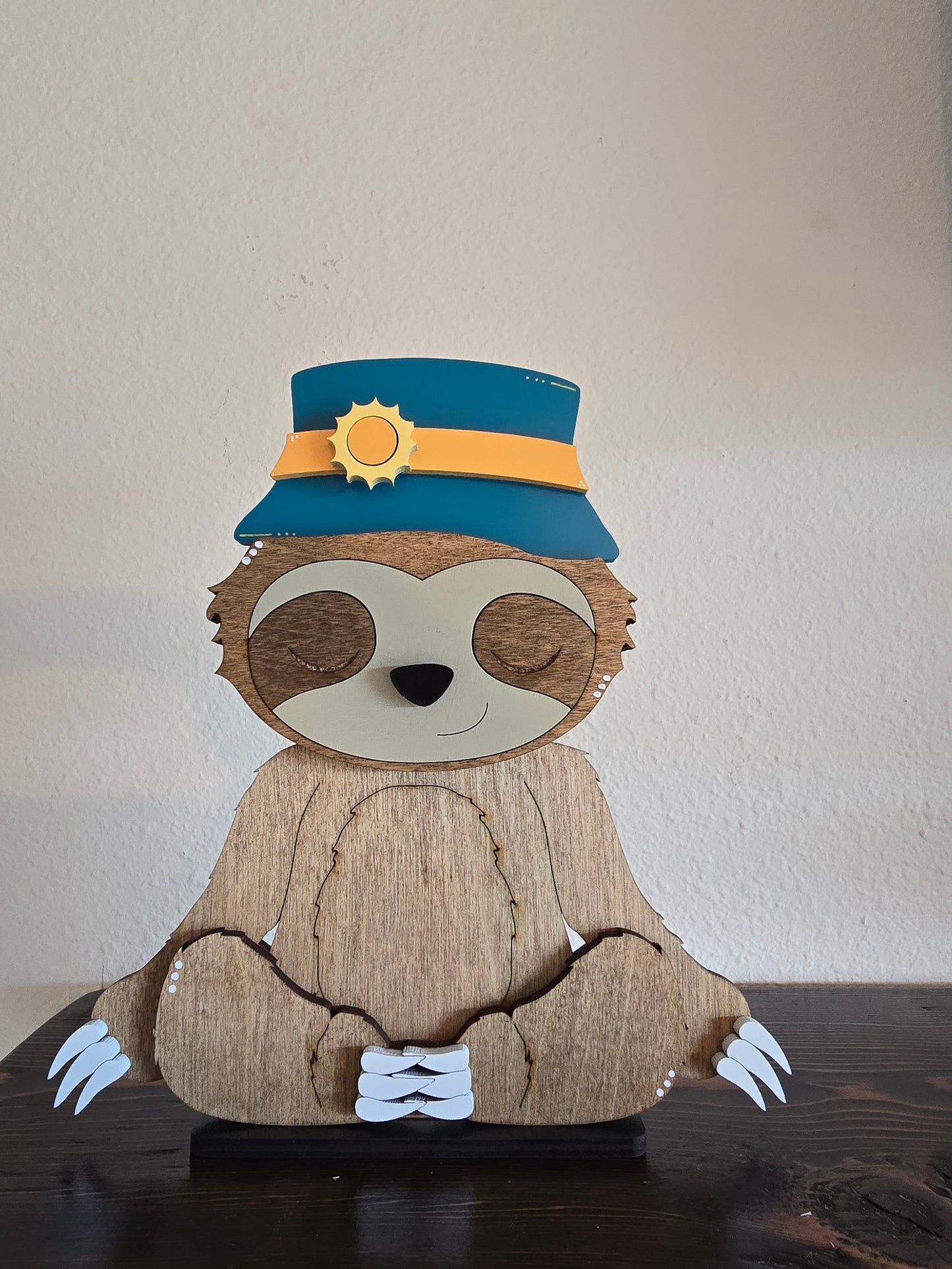 Sloth with Interchangeable Hats