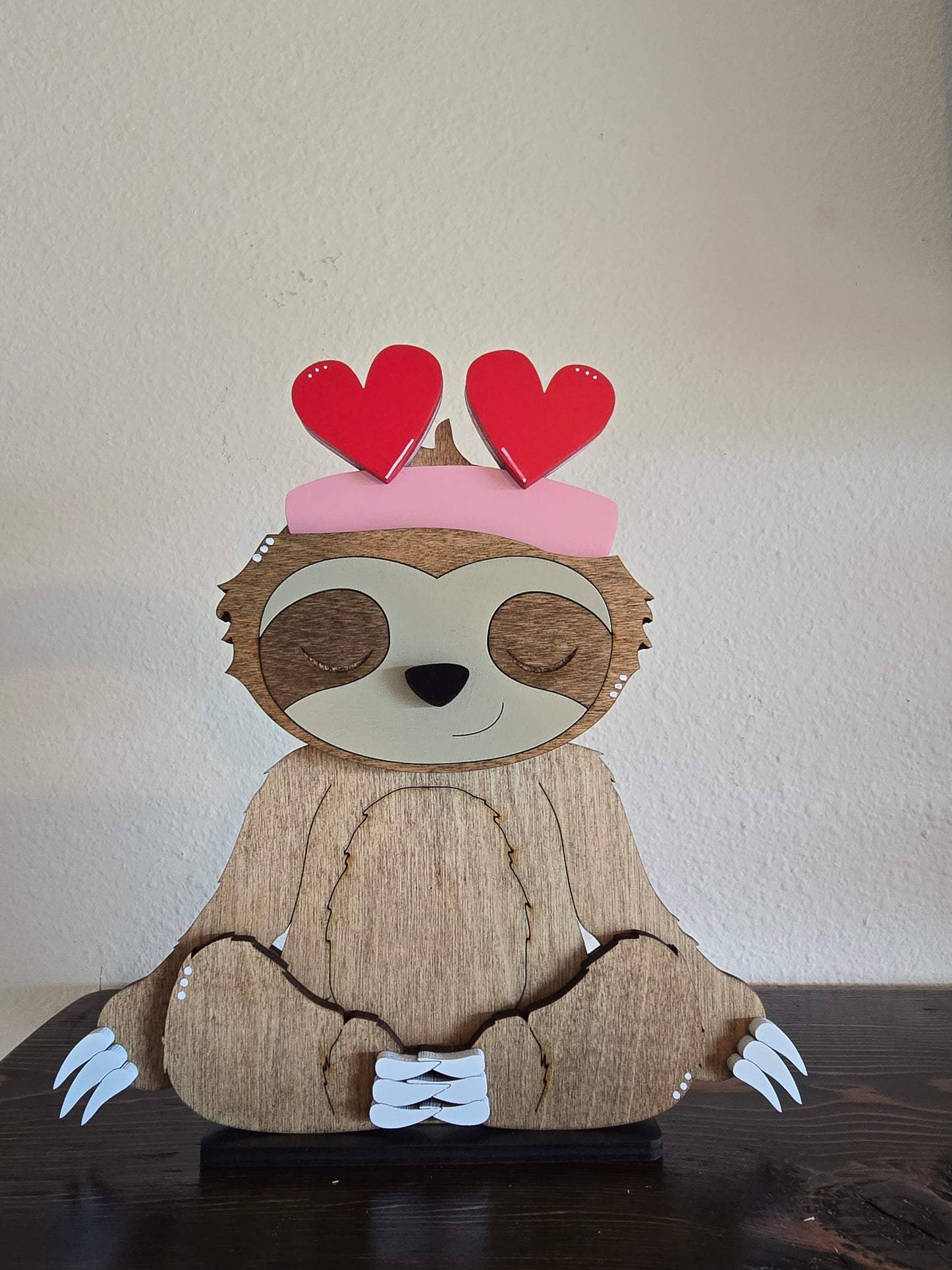Sloth with Interchangeable Hats