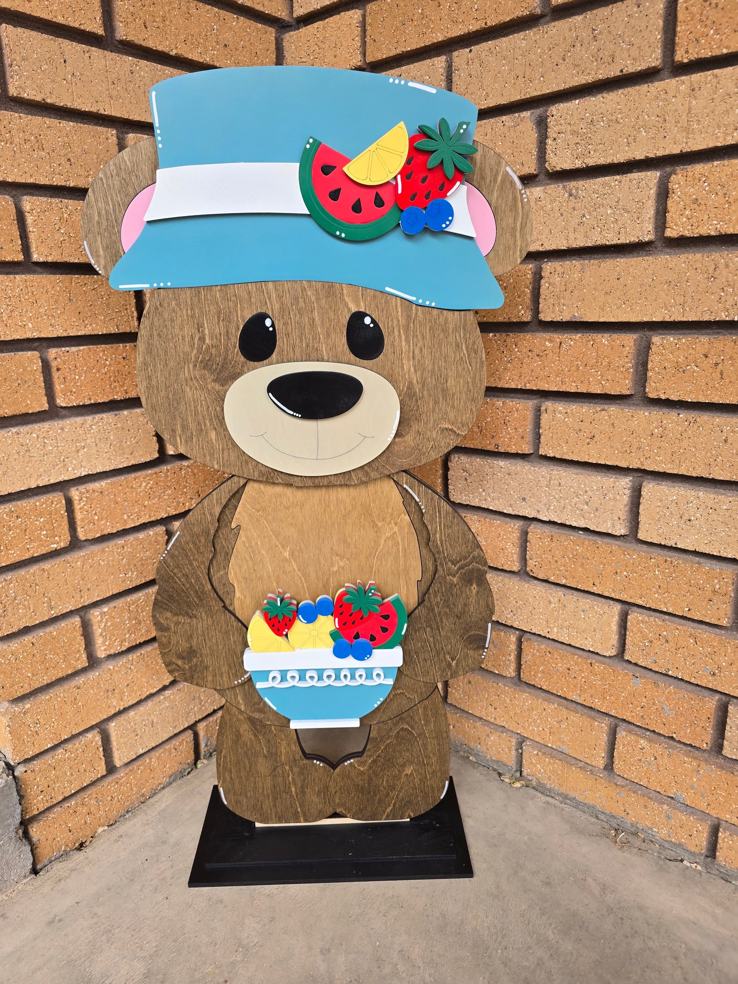 Large Standing Bear with Interchangeable Pieces