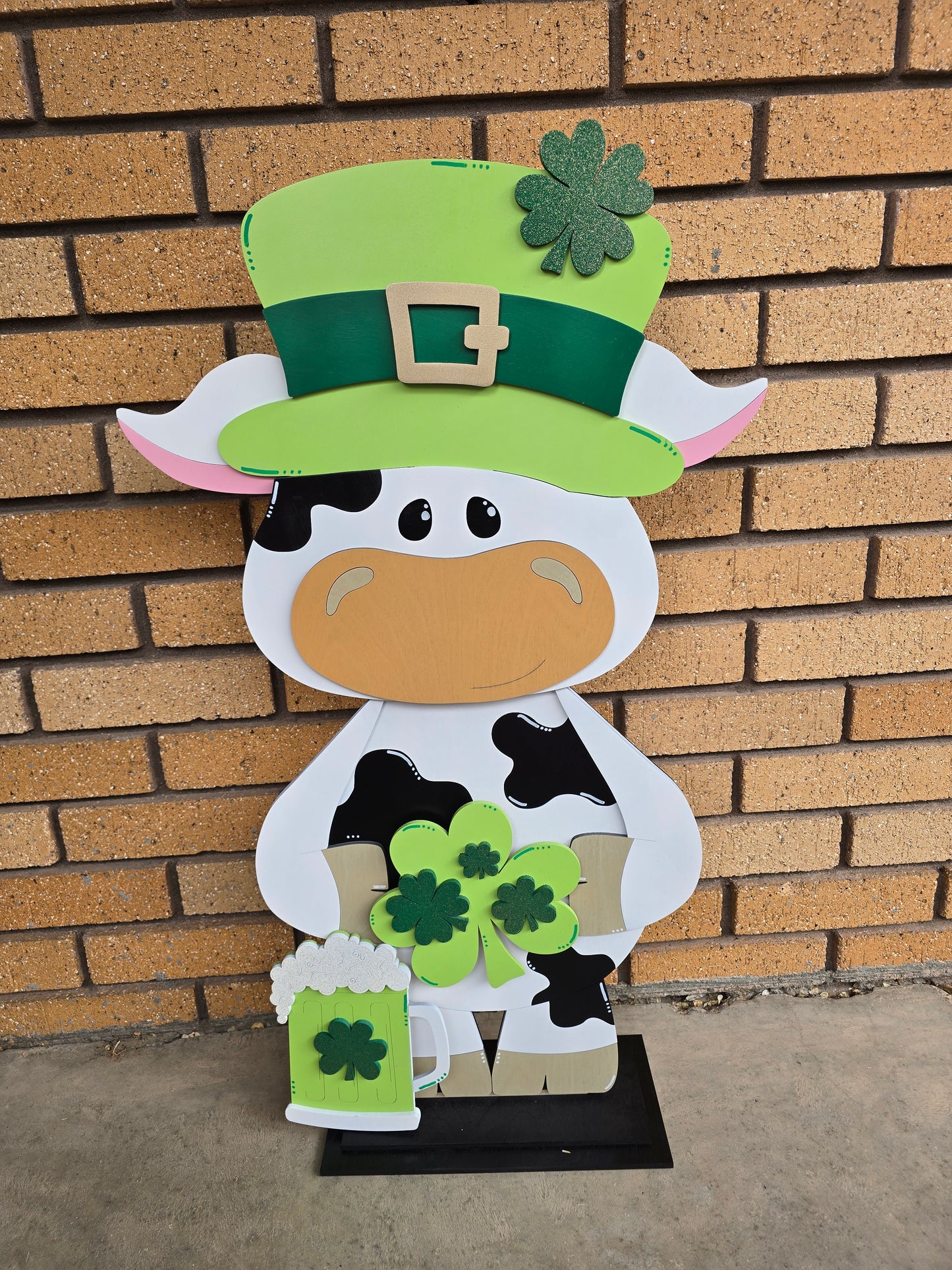 Large Standing Cow with Interchangeable Pieces