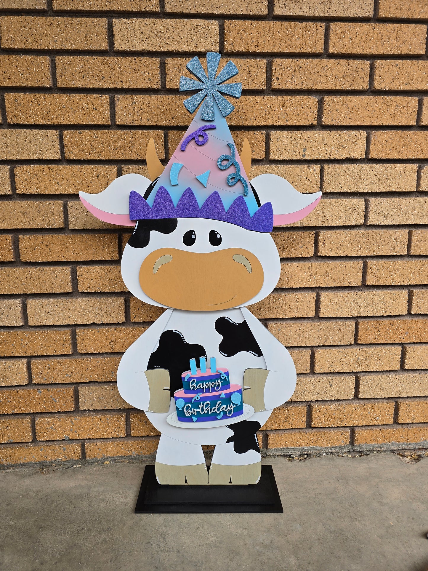 Large Standing Cow with Interchangeable Pieces