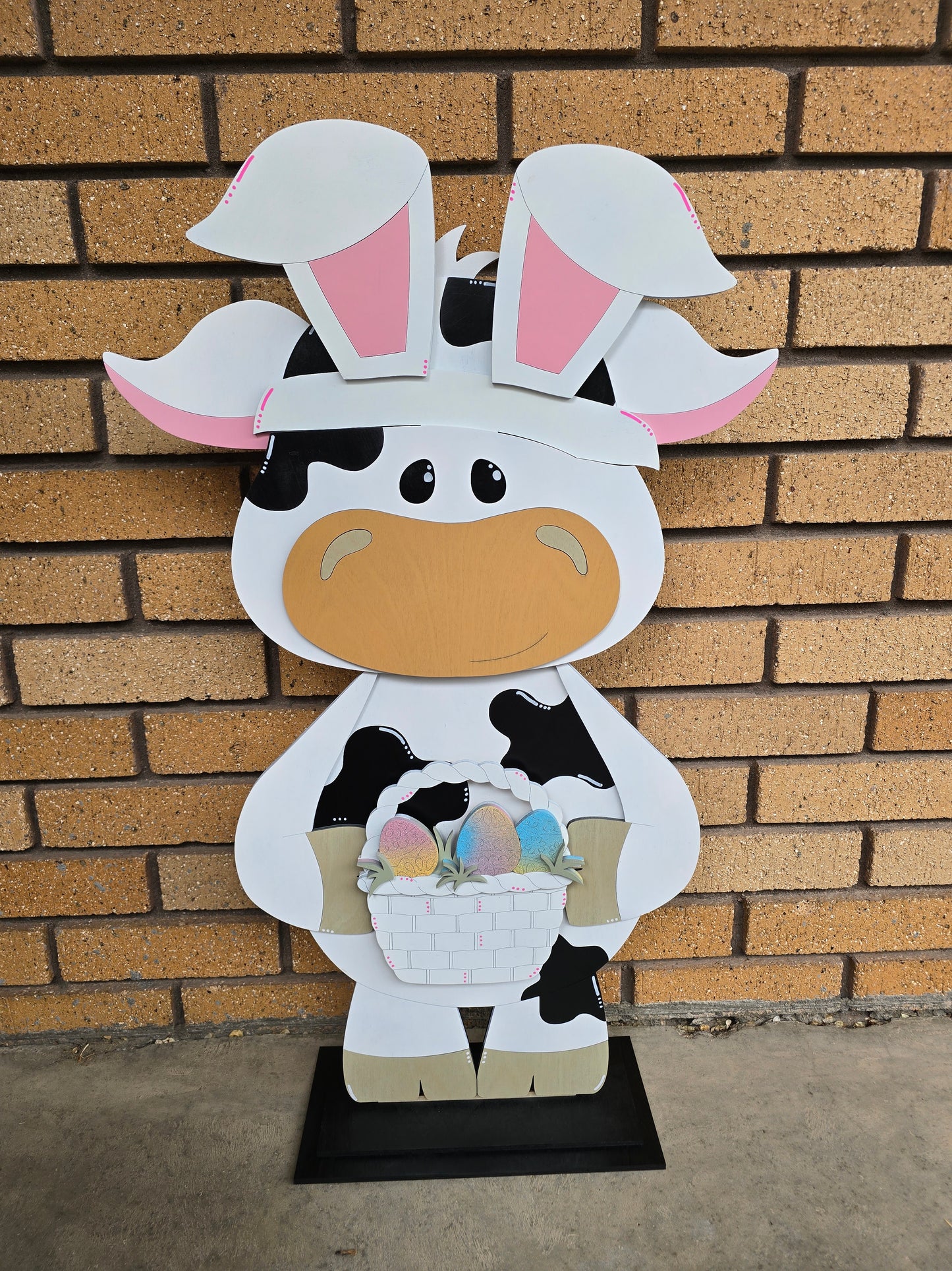 Large Standing Cow with Interchangeable Pieces