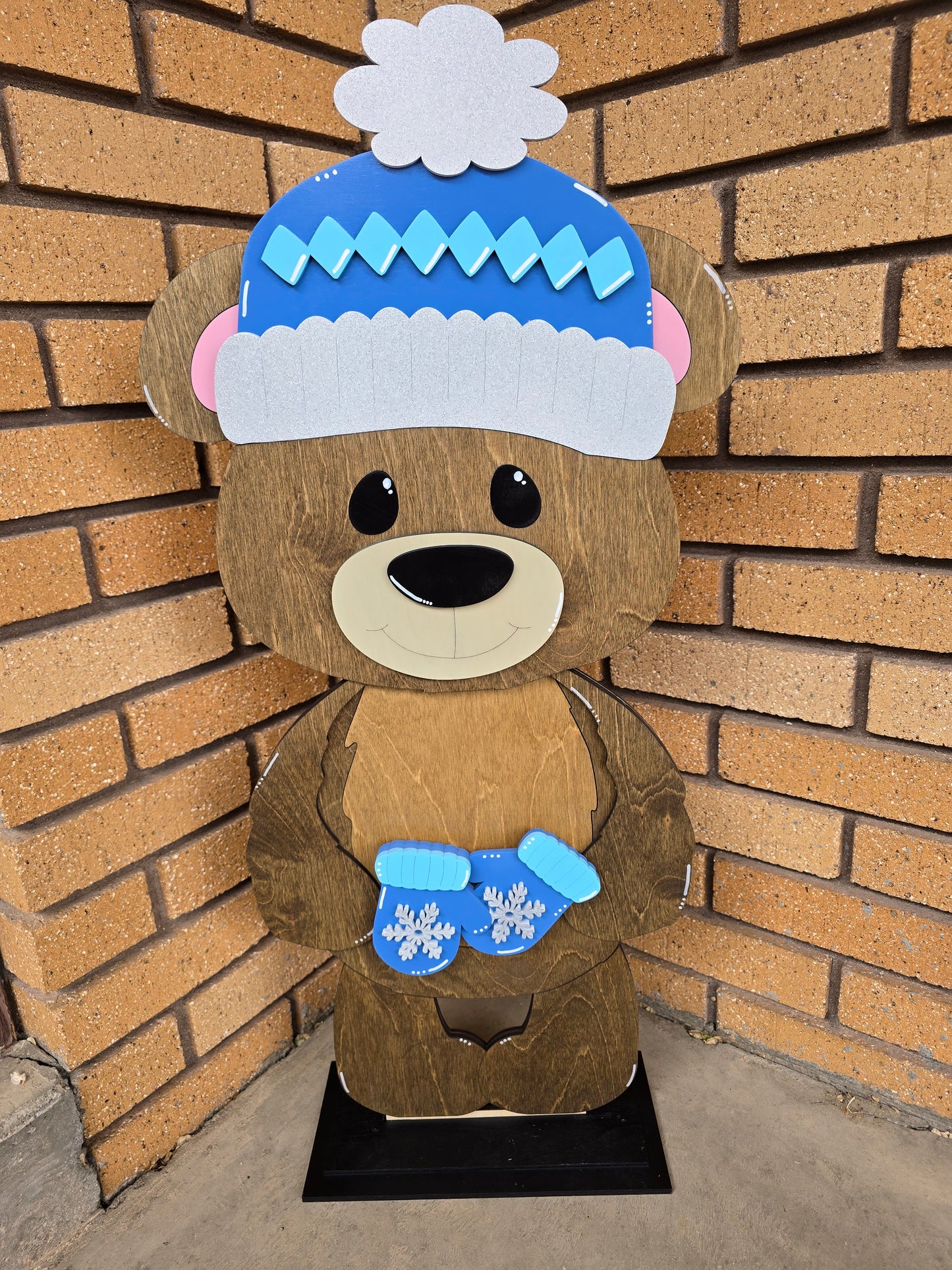 Large Standing Bear with Interchangeable Pieces