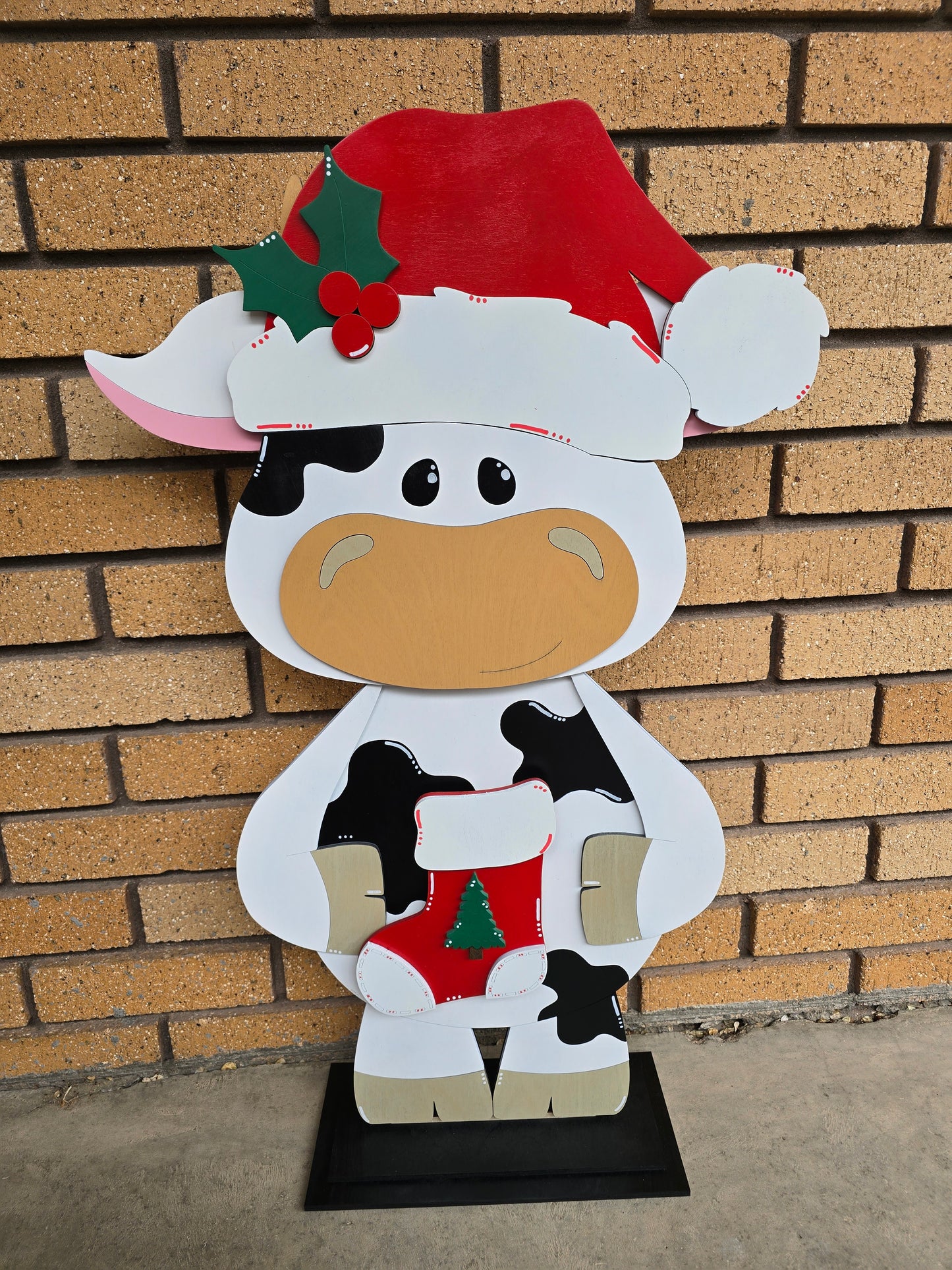 Large Standing Cow with Interchangeable Pieces