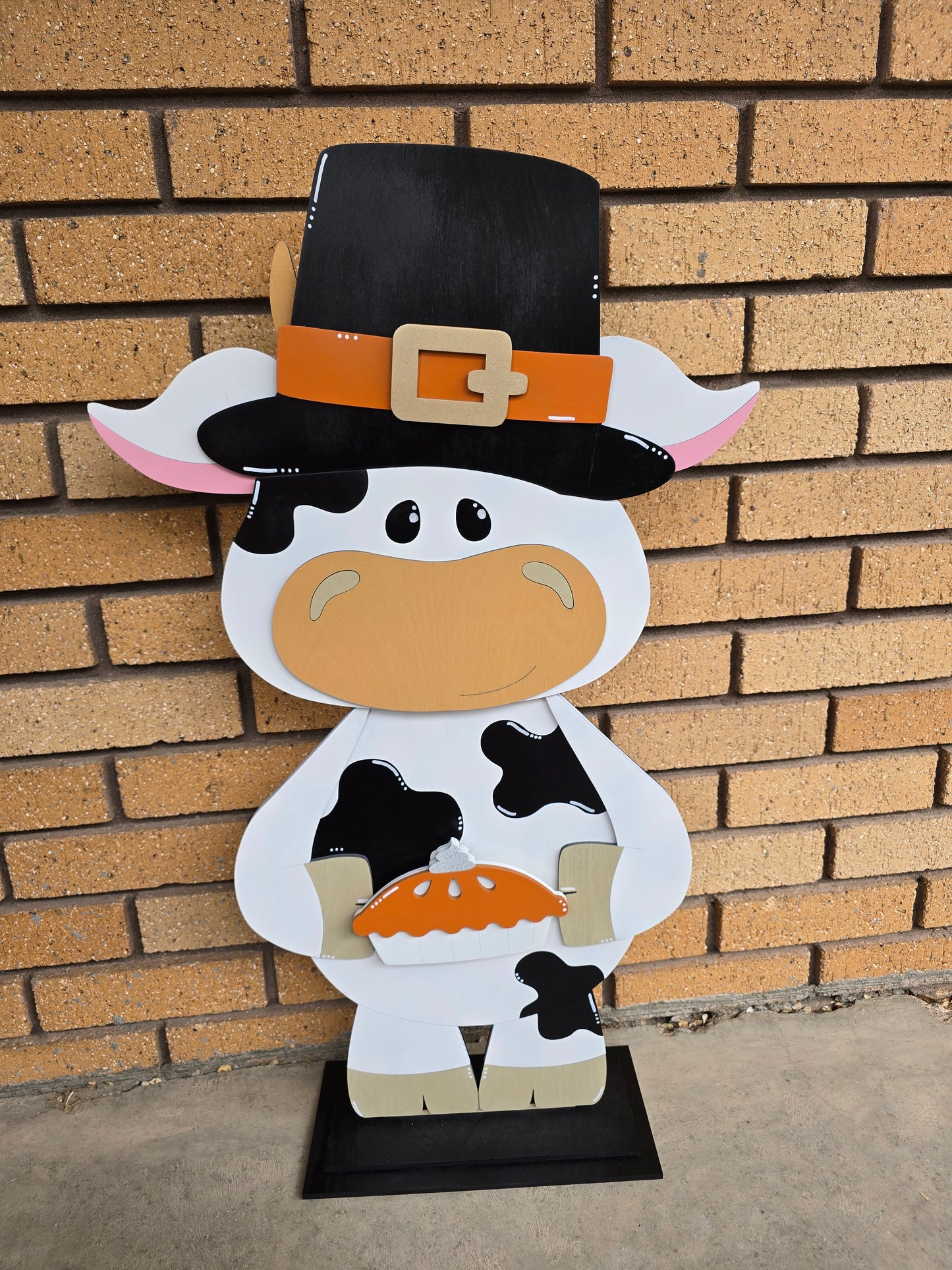 Large Standing Cow with Interchangeable Pieces