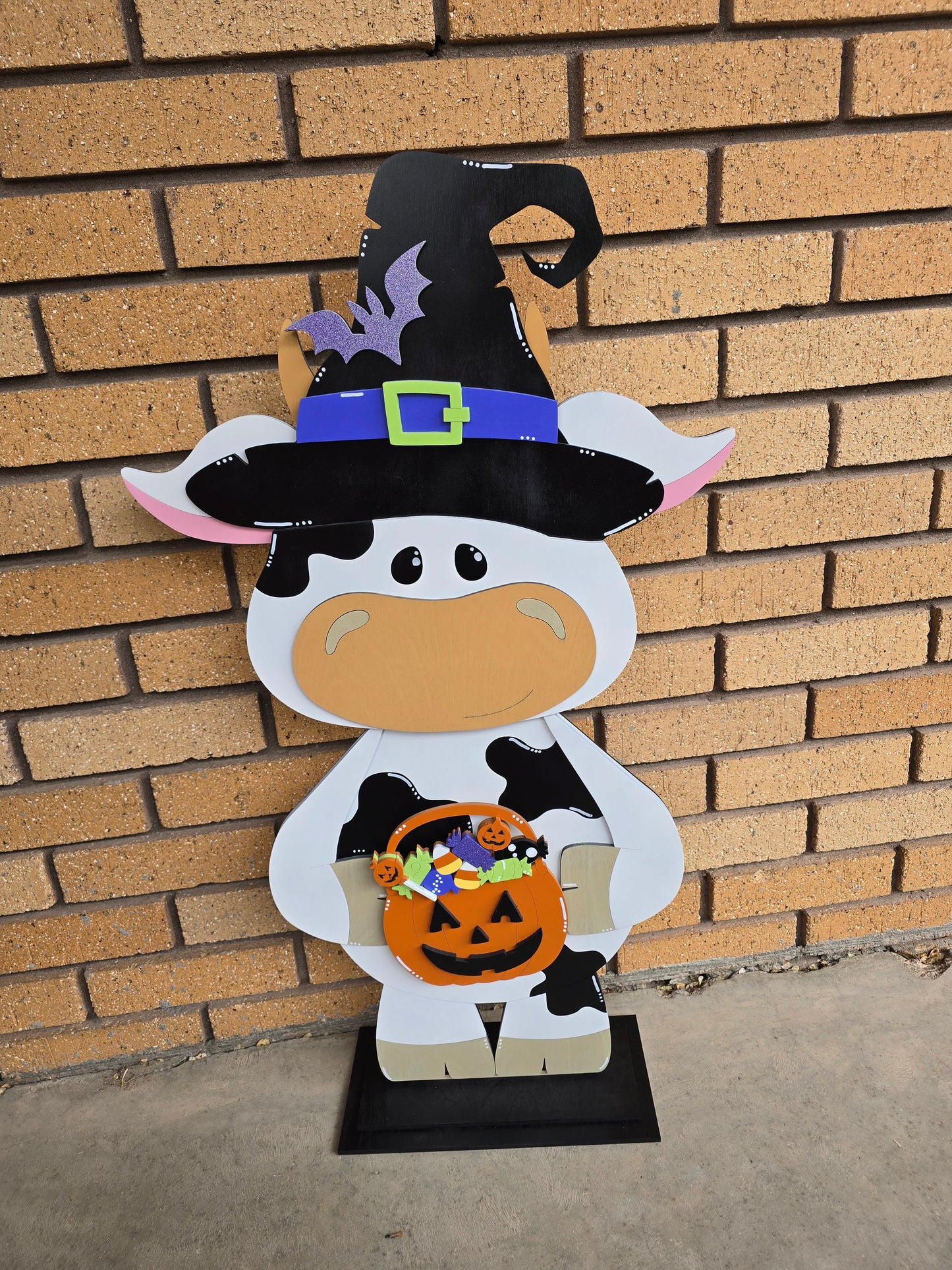 Large Standing Cow with Interchangeable Pieces