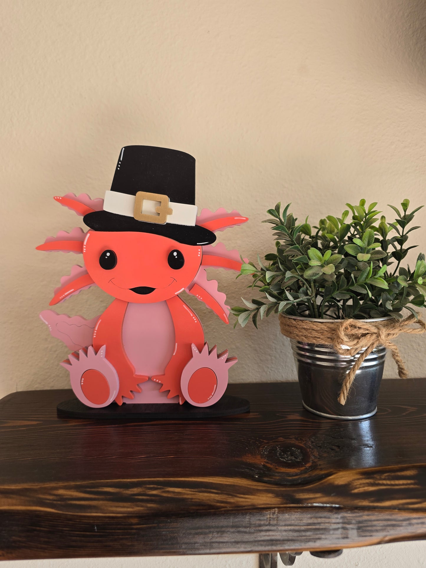 Axolotl with Interchangeable Hats