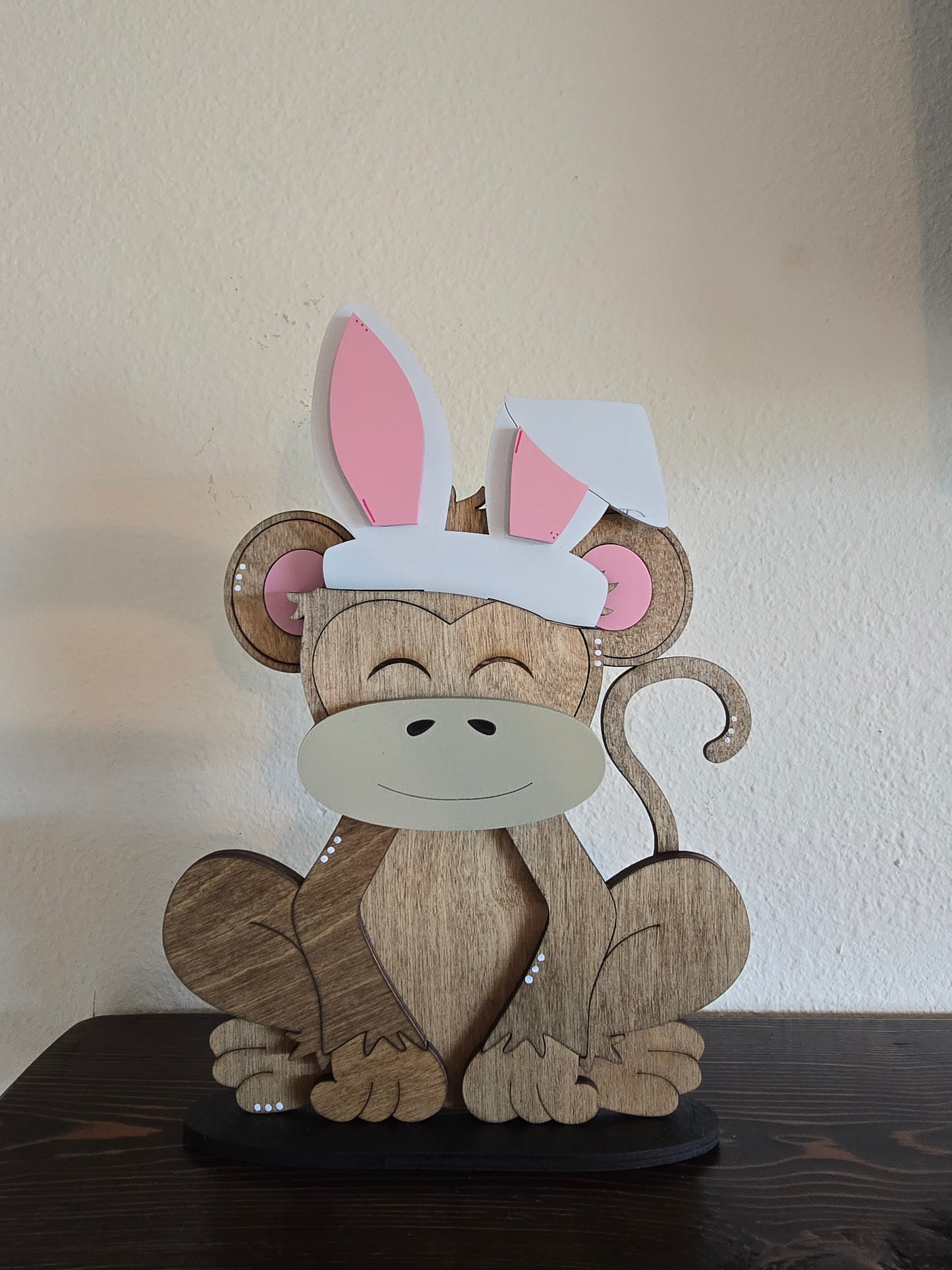Monkey with Interchangeable Hats