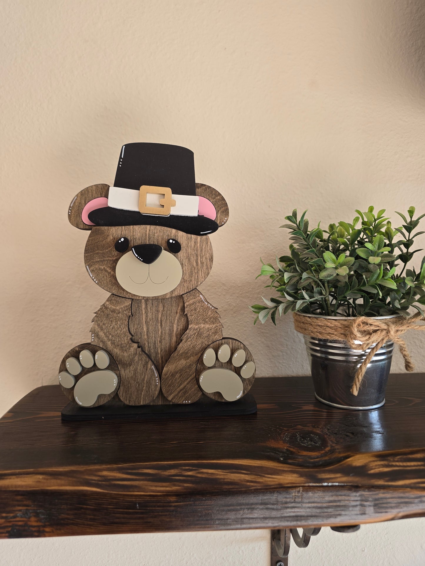Bear with Interchangeable Hats