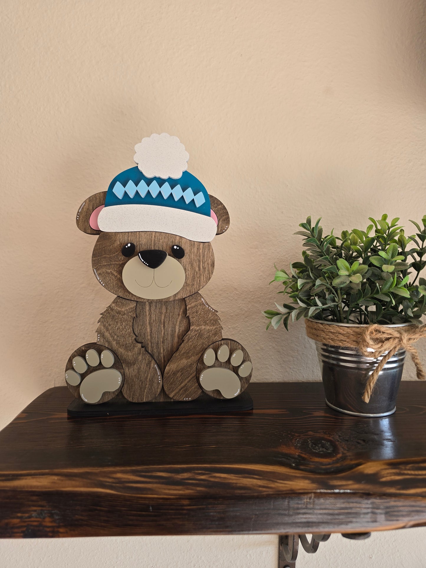 Bear with Interchangeable Hats