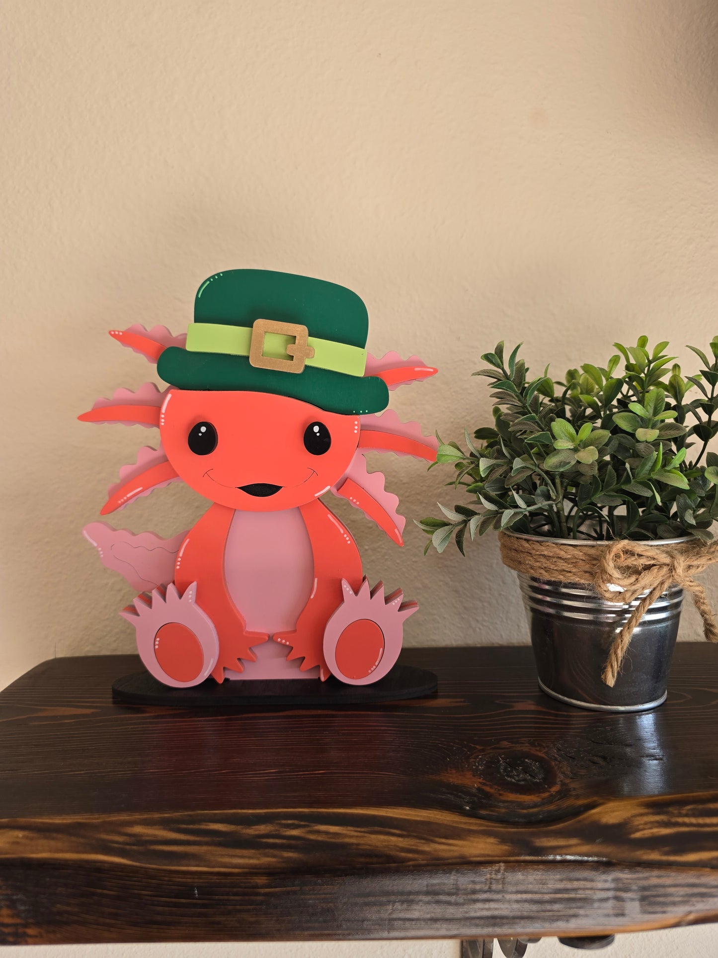 Axolotl with Interchangeable Hats