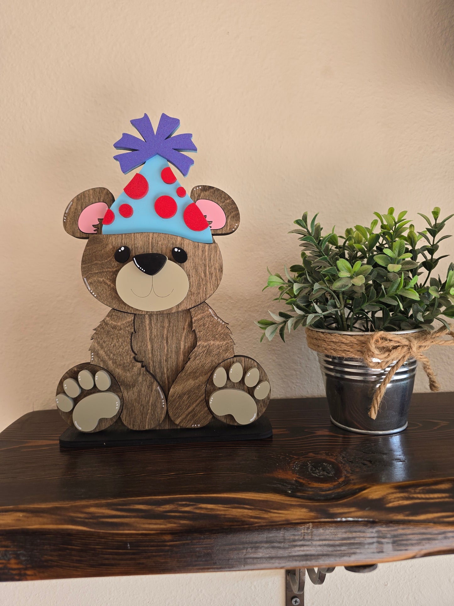 Bear with Interchangeable Hats