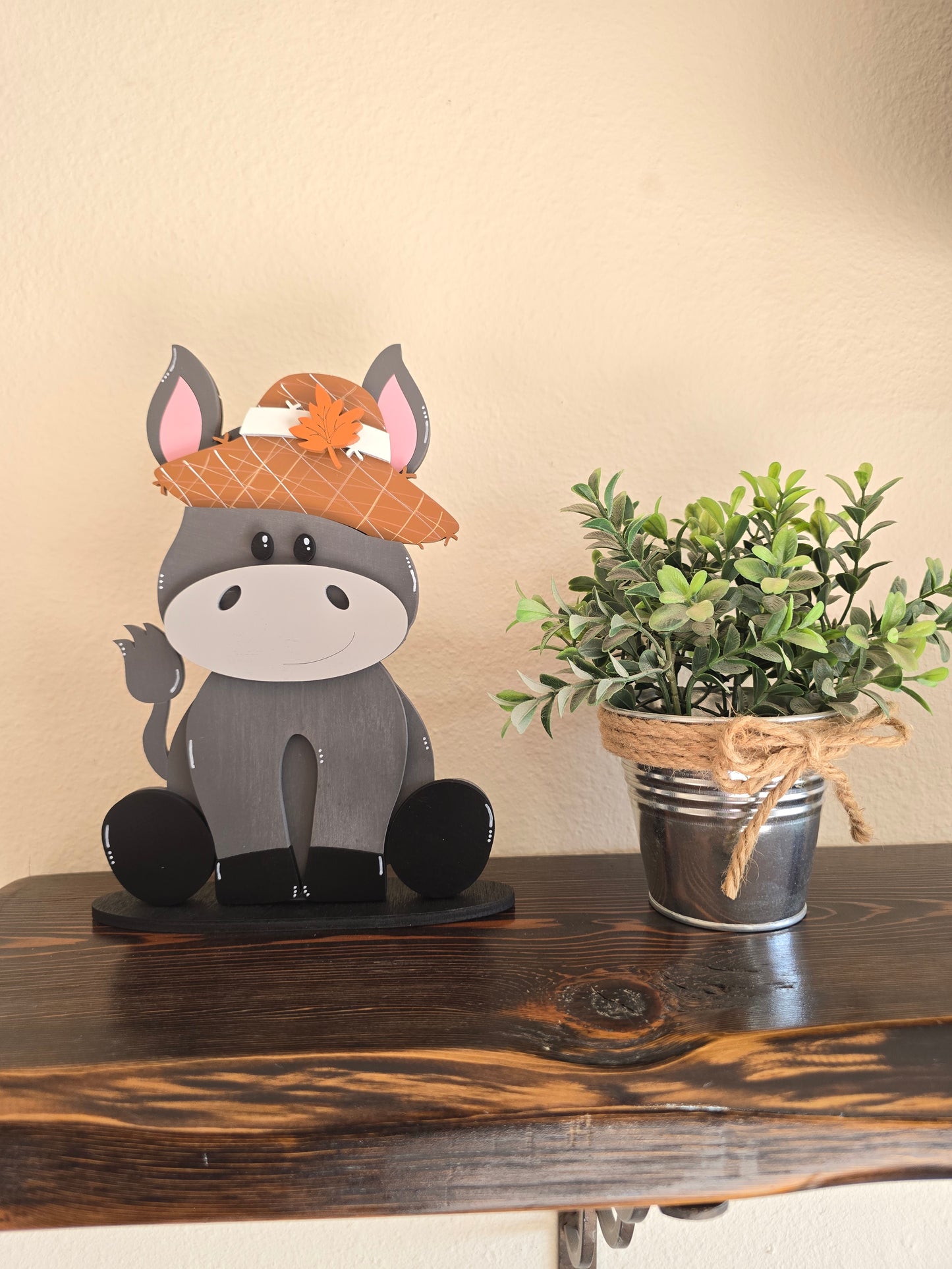 Donkey with Interchangeable Hats