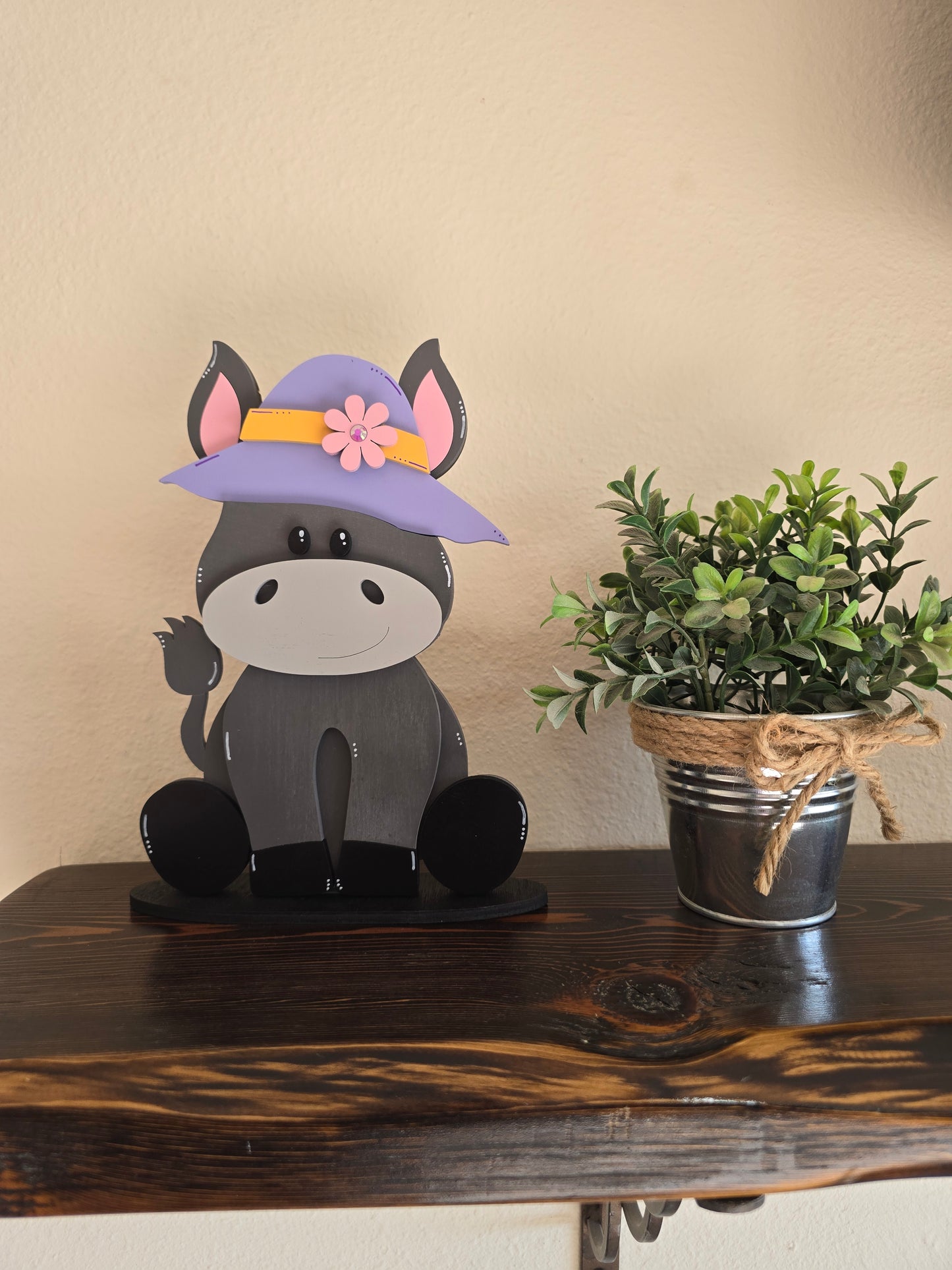 Donkey with Interchangeable Hats