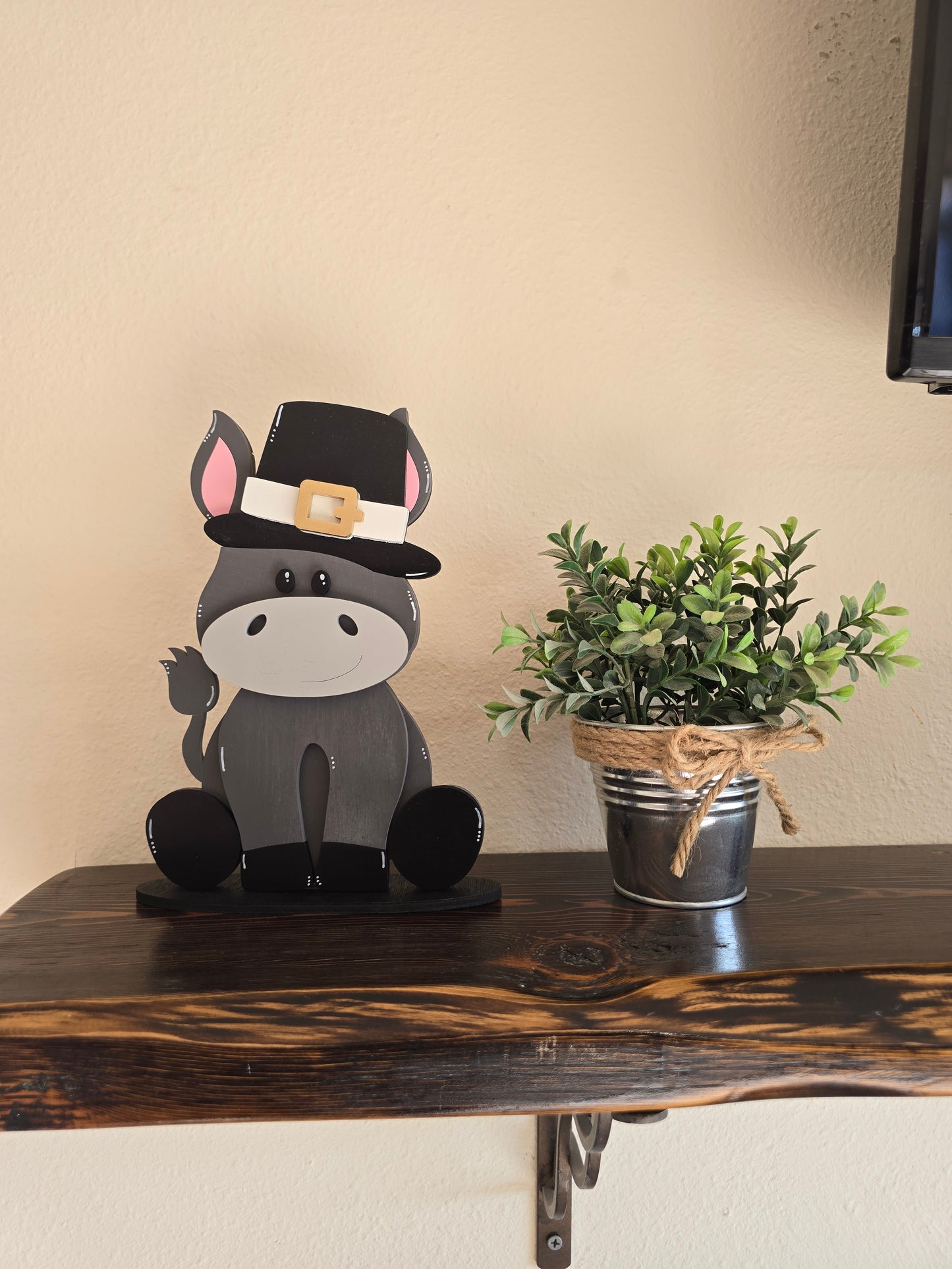 Donkey with Interchangeable Hats
