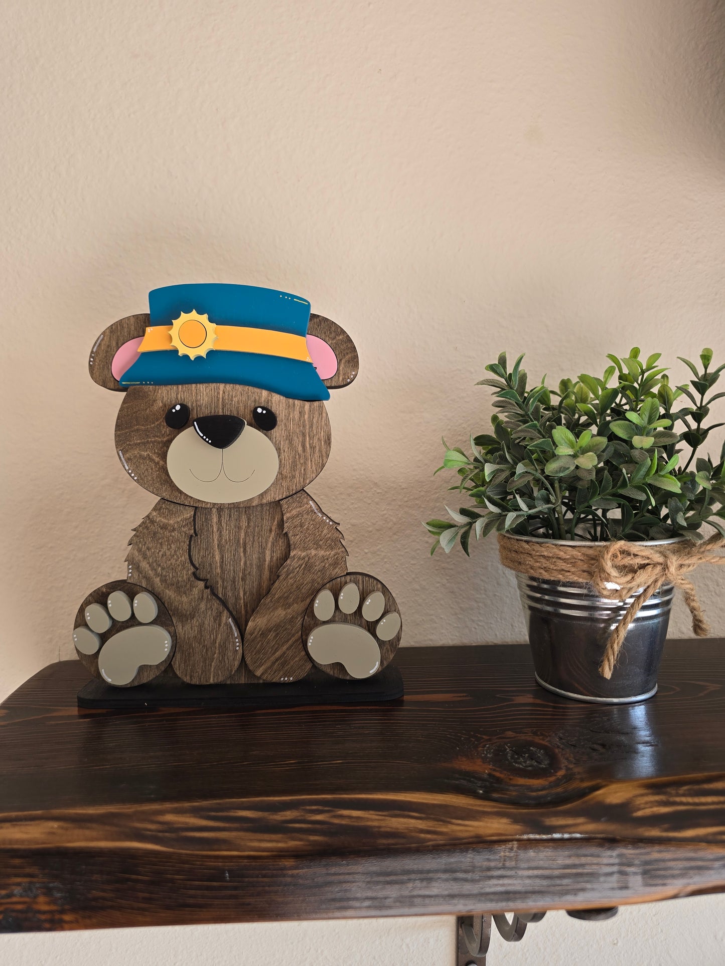 Bear with Interchangeable Hats