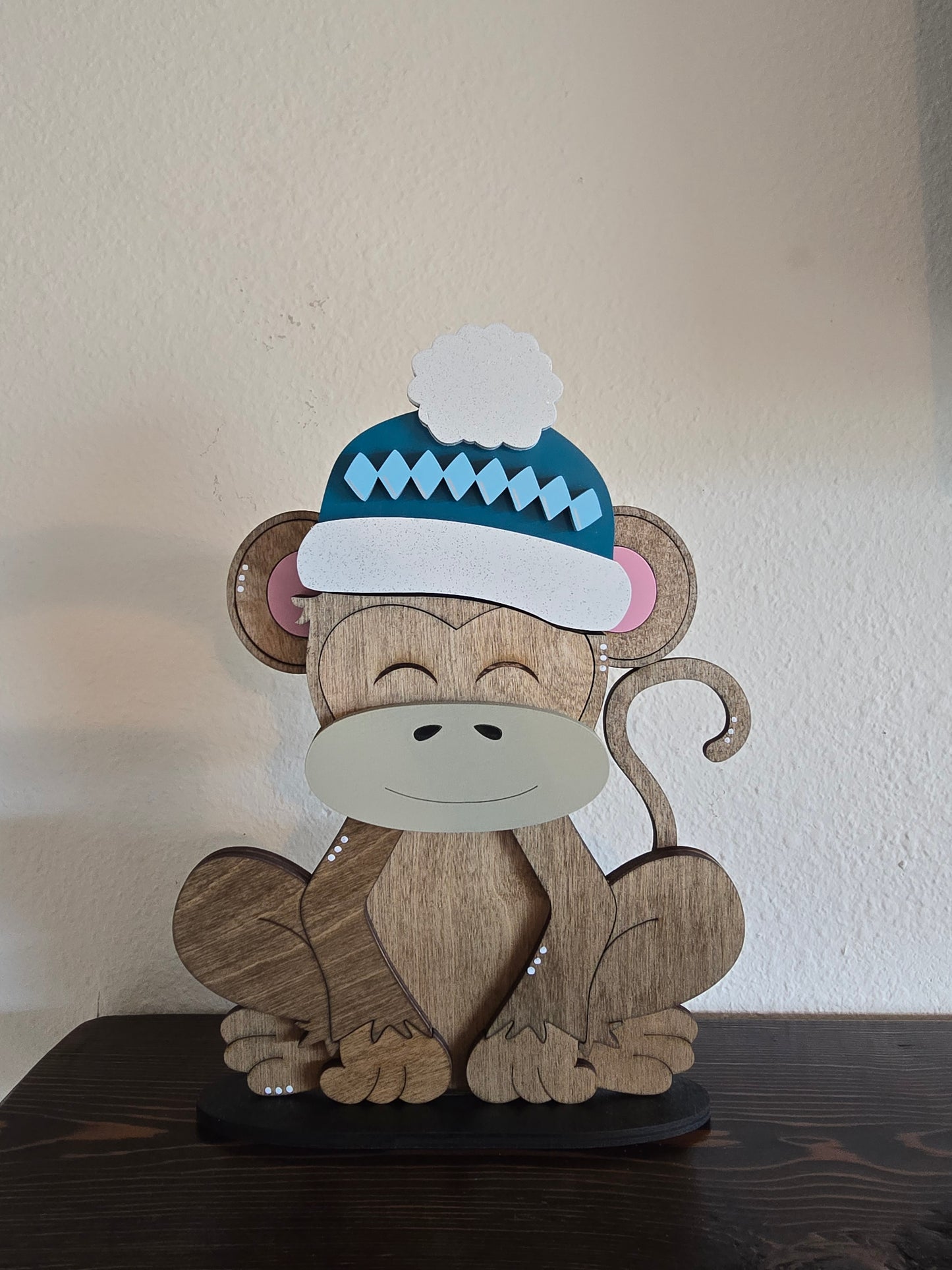 Monkey with Interchangeable Hats
