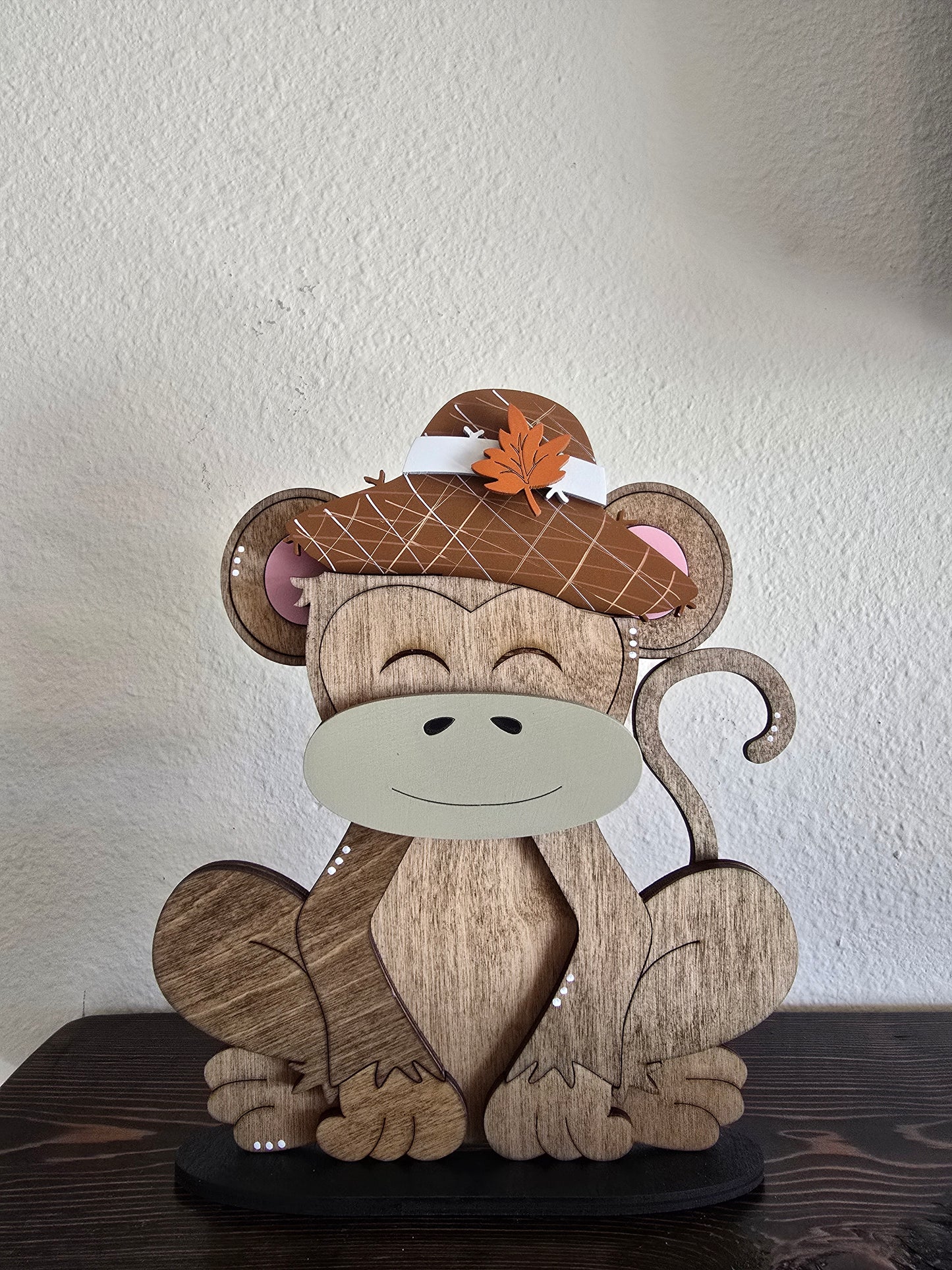 Monkey with Interchangeable Hats