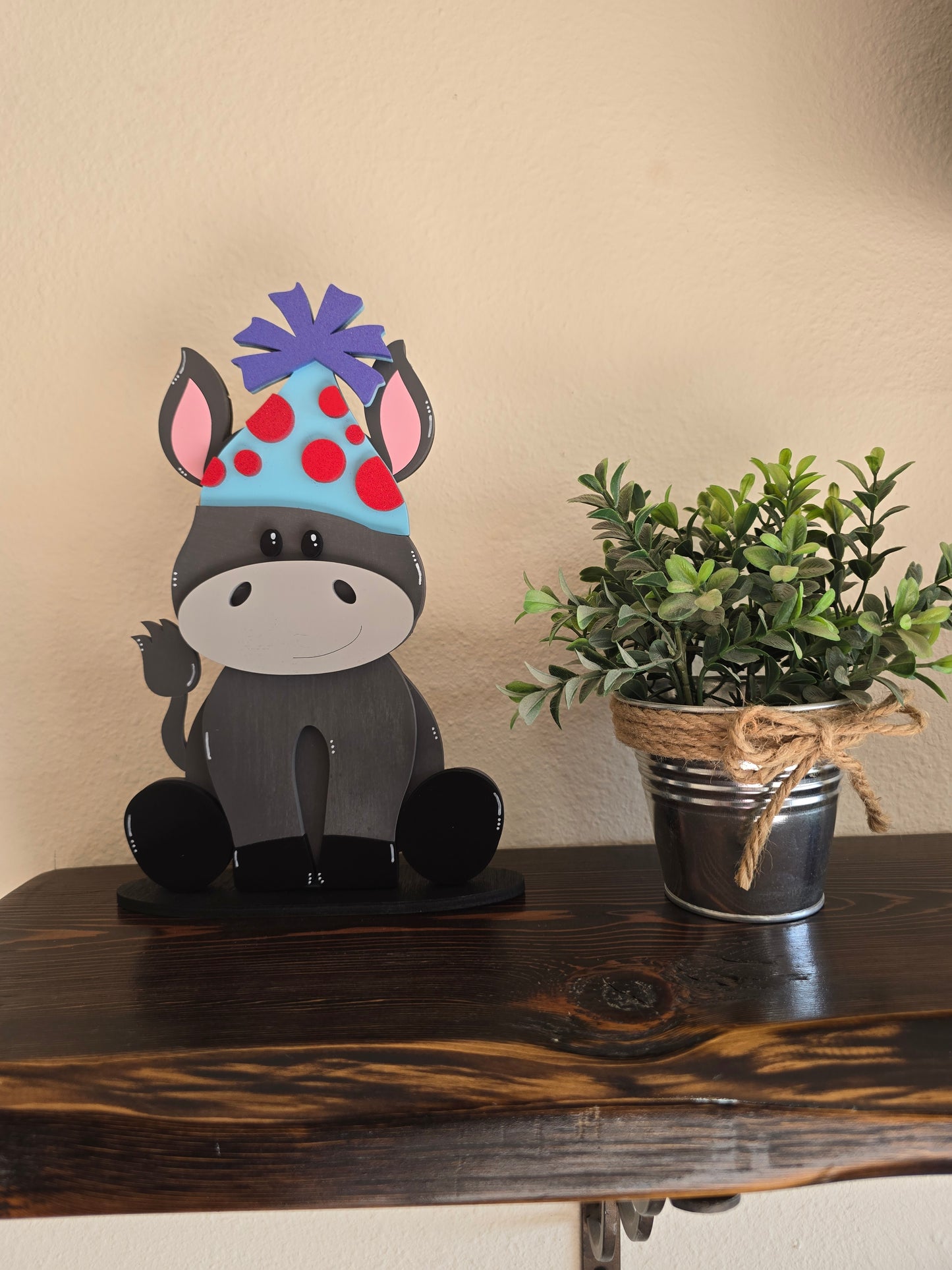 Donkey with Interchangeable Hats