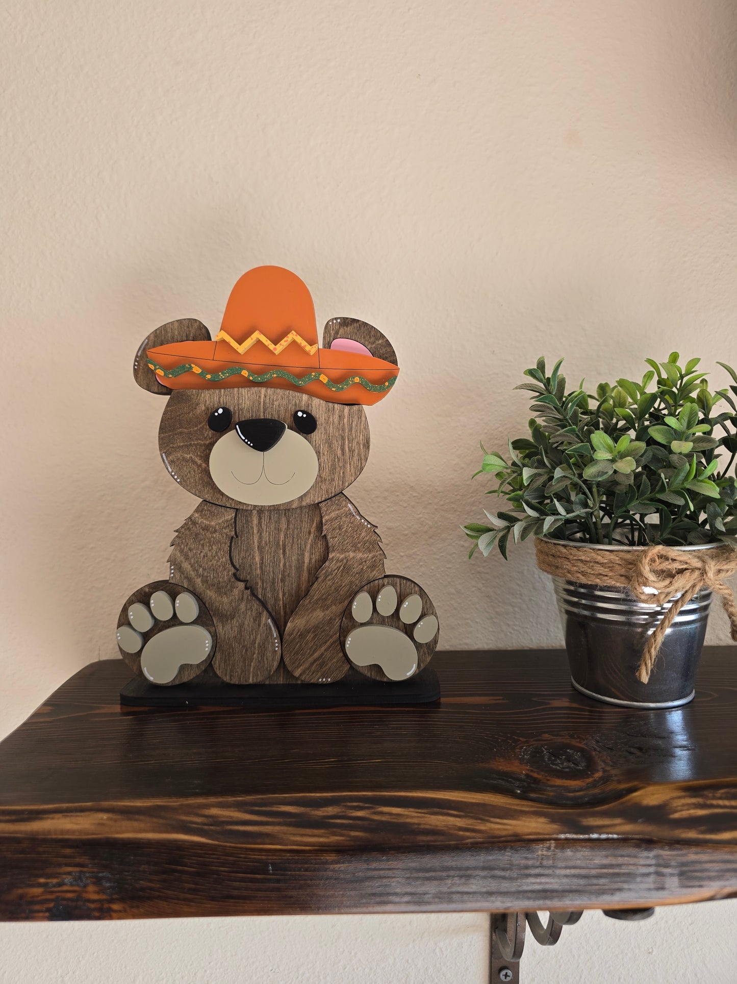 Bear with Interchangeable Hats